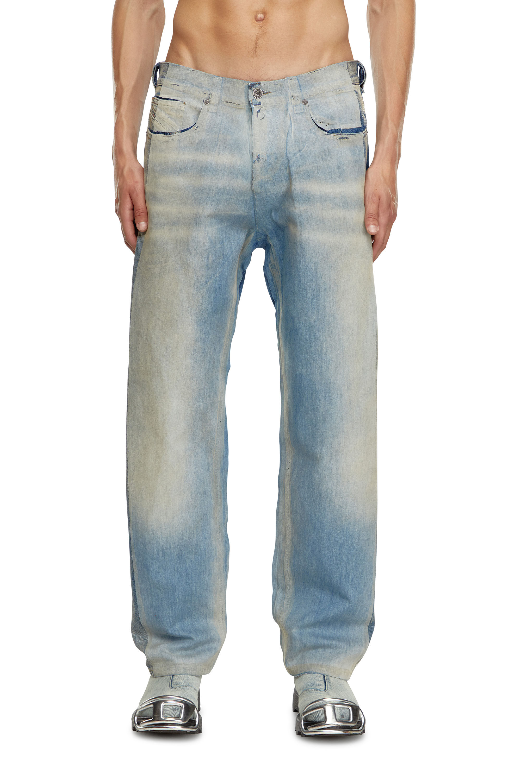 Diesel - Man's Straight Jeans 2010 D-Macs 09K22, Medium blue - 3