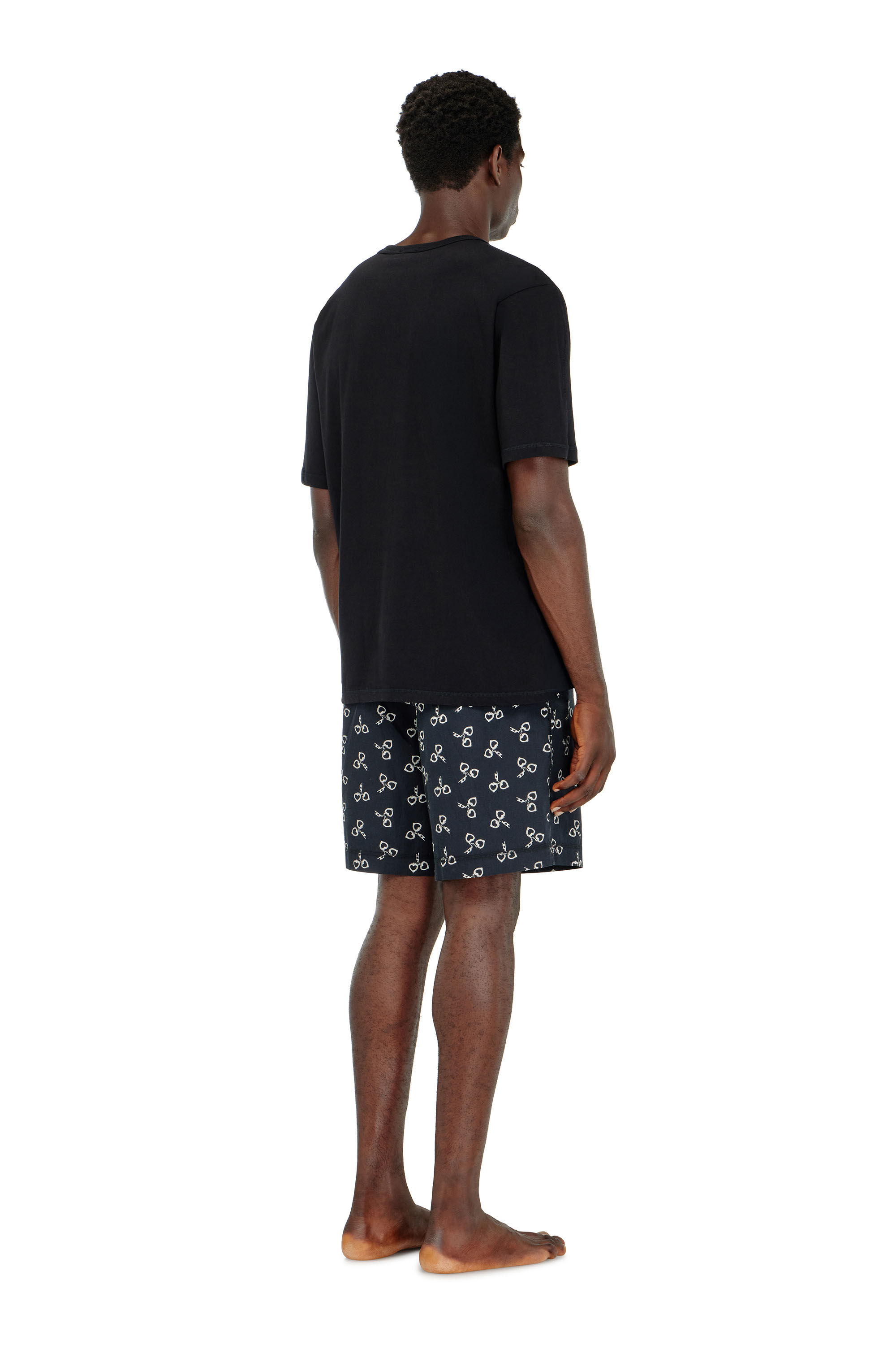 Diesel - KIT-JAMES-D-BOX, Man's Cotton pyjama set with handcuff print in null - 3