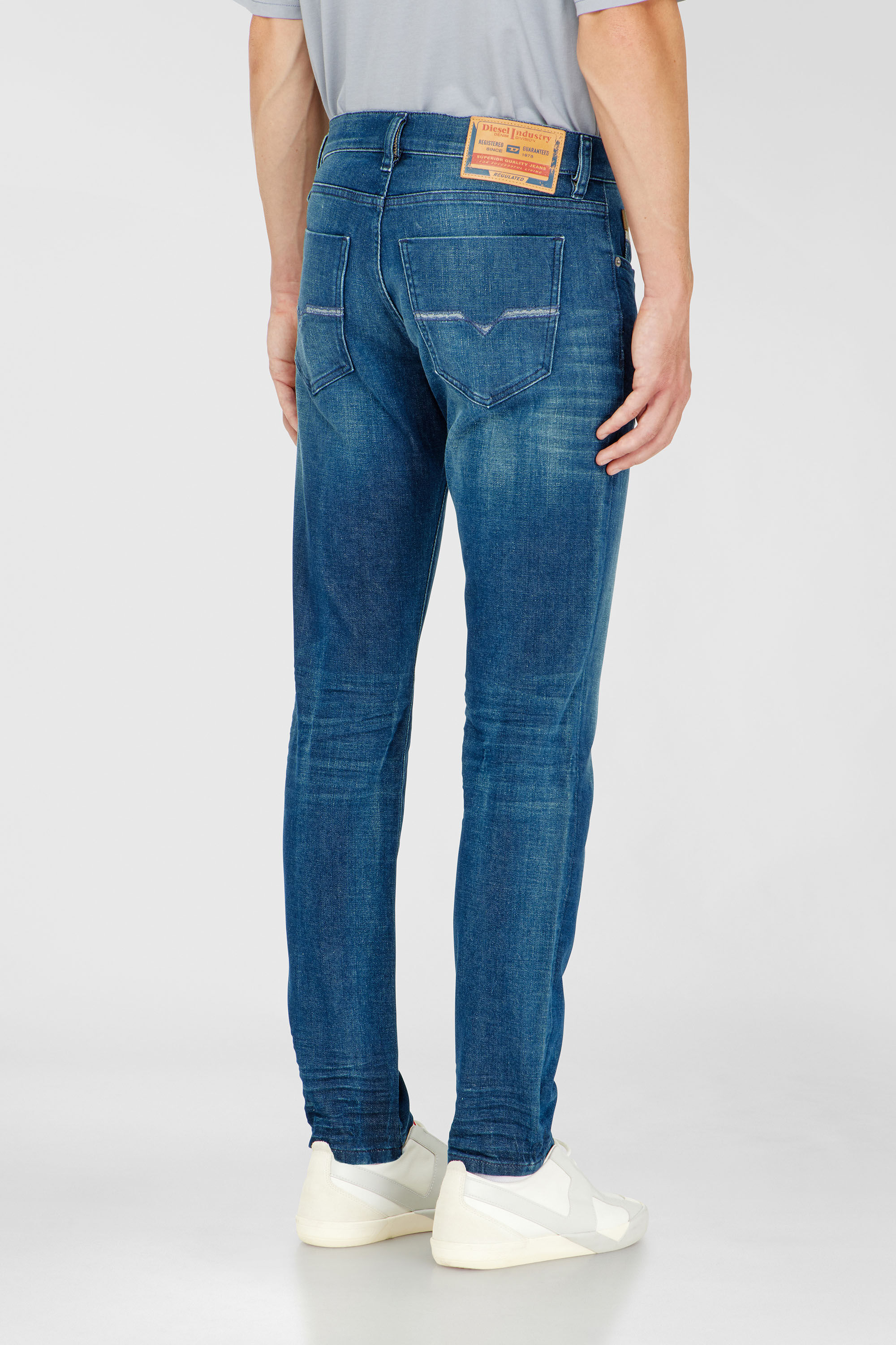 Diesel - Man's Slim Jeans 2019 D-Strukt 0PBBZ, Medium blue - 5