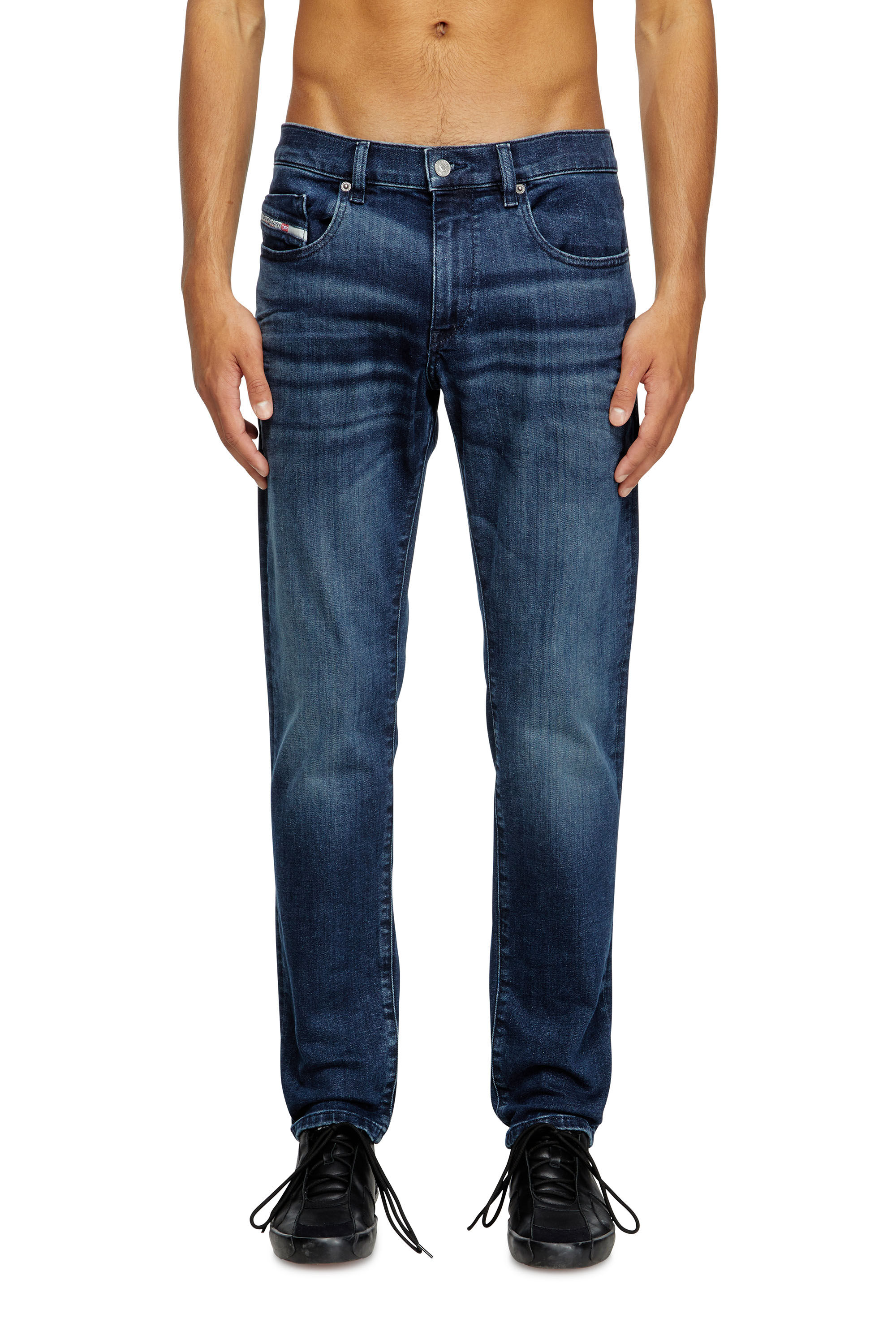Diesel - Man's Slim Jeans 2019 D-Strukt 0GRDJ, Dark Blue - 3