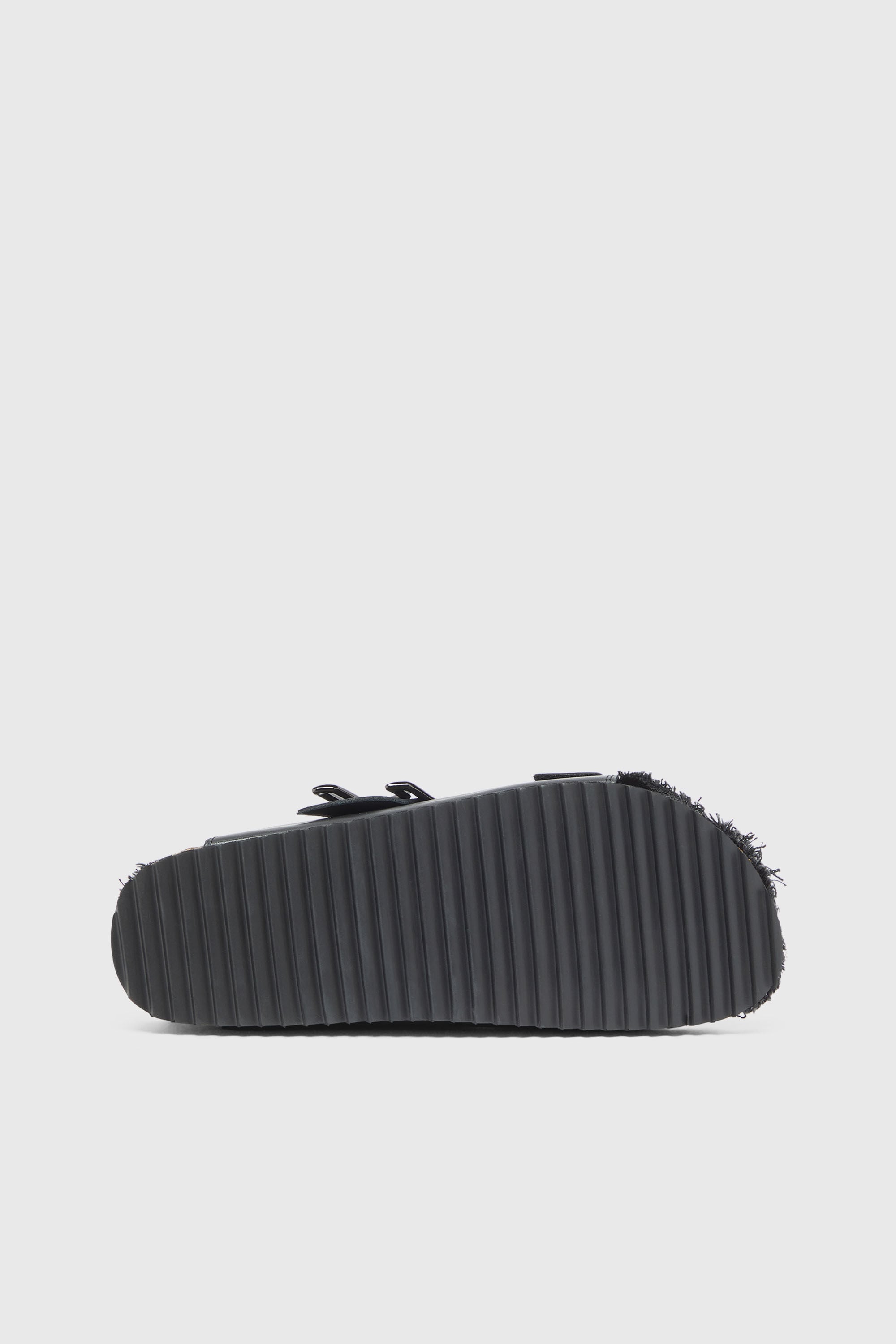 Diesel - D-WOODSTOCK D SANDAL, Man's D-Woodstock - Leather slide with cork footbed in Black - 5