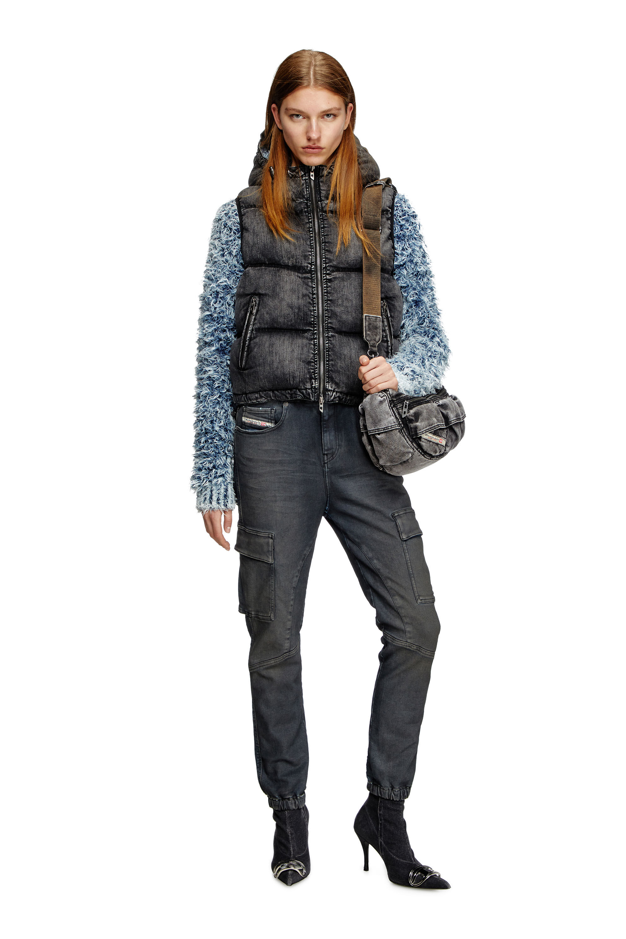 Diesel - Woman's Regular 2051 D-Ursy Joggjeans® 09L13, Dark Blue - 1