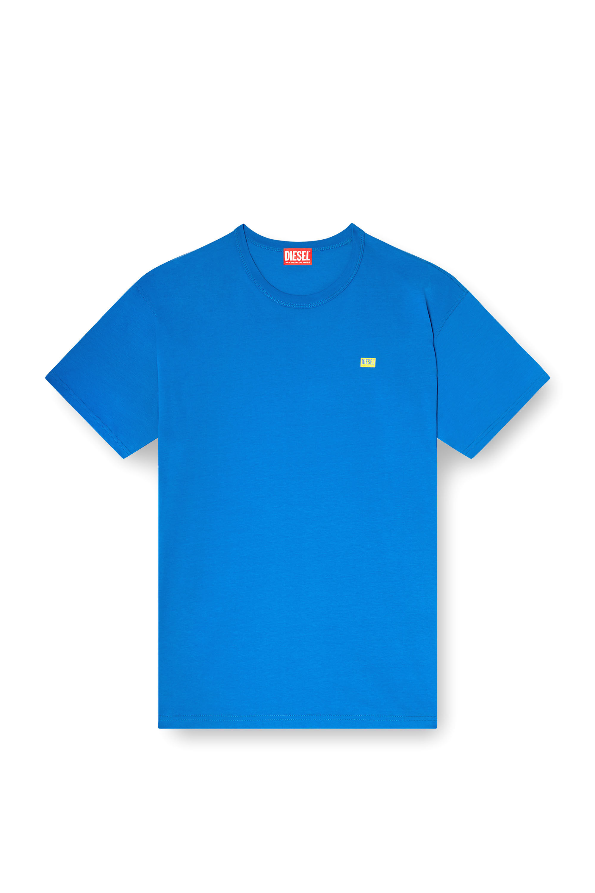 Diesel - T-BOXT-R30, Man's T-shirt with small logo in Blue - 2