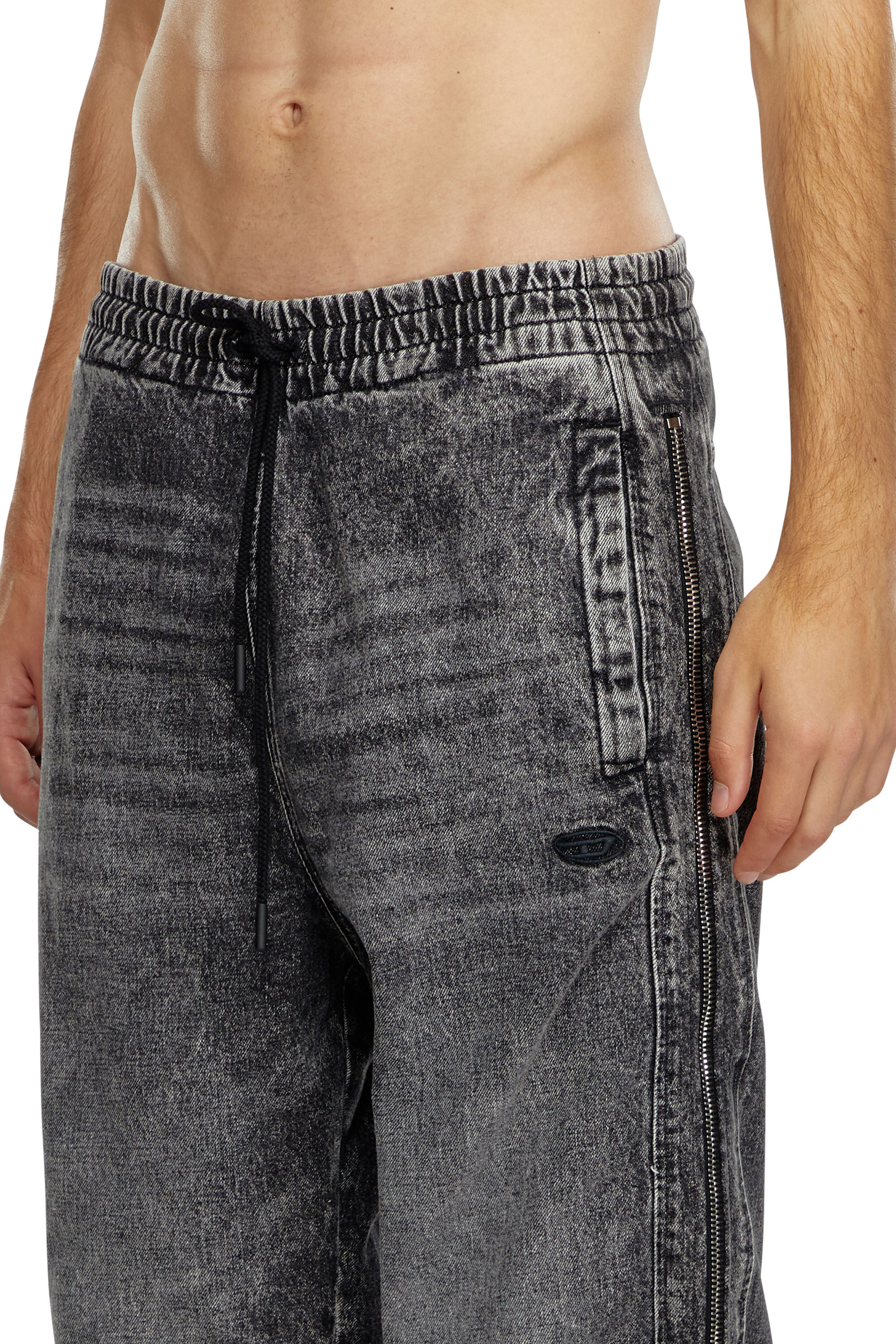 Diesel - Man's Straight Jeans D-Martian 09K24, Black/Dark grey - 5