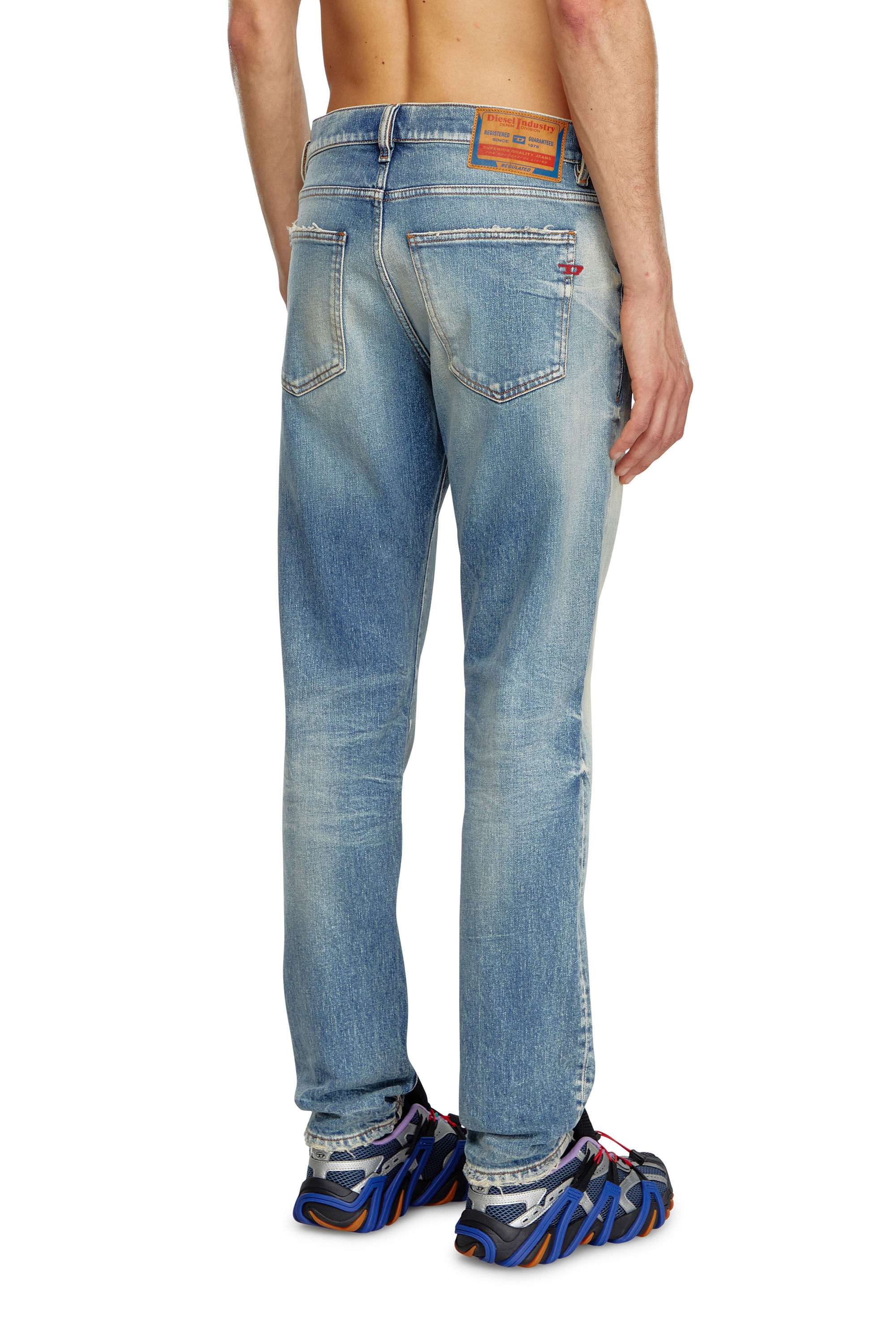 Diesel - Man's Slim Jeans 2019 D-Strukt 007V8, Medium blue - 4