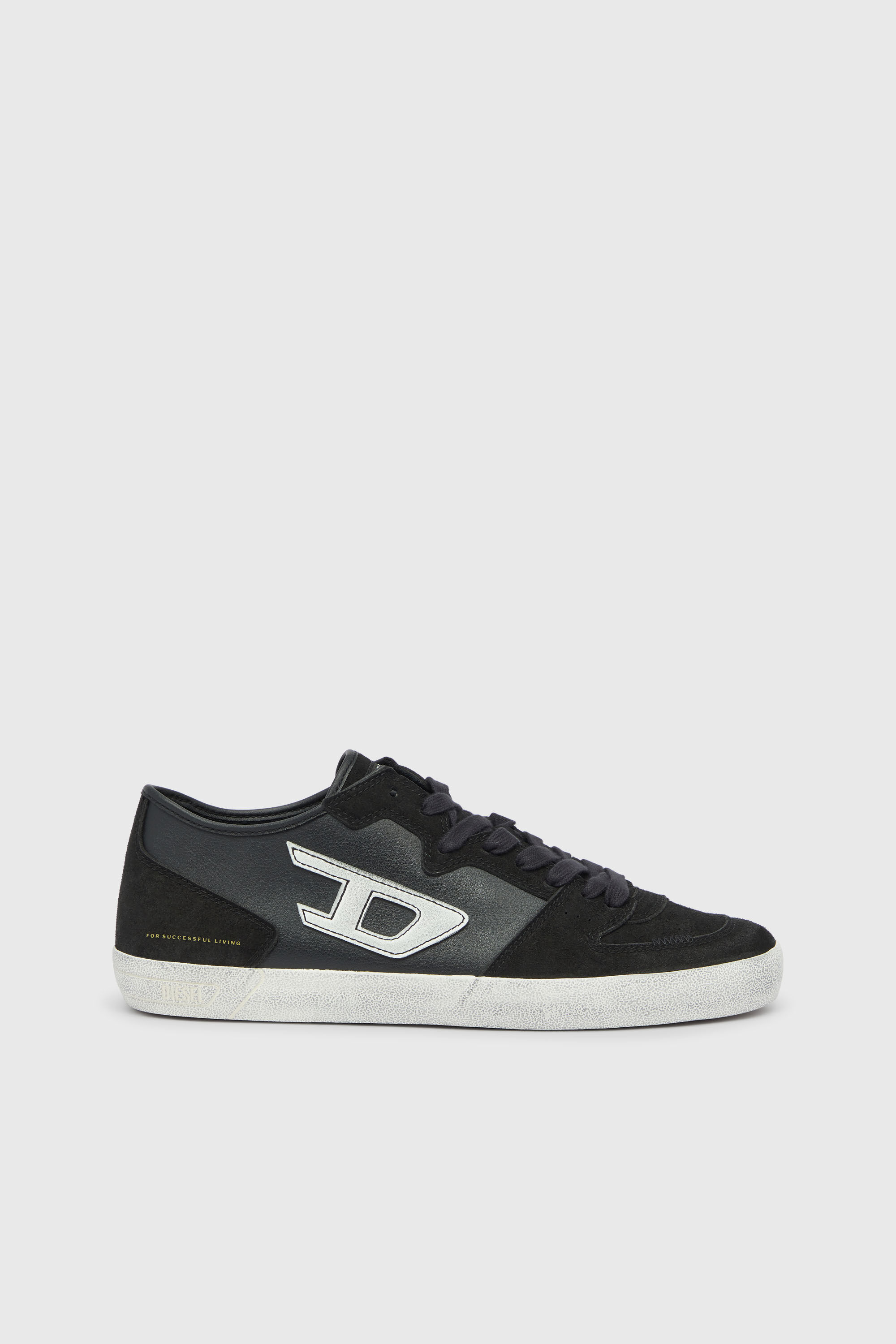 Diesel - S-LEROJI D-2 LOW, Man's S-Leroji-Panelled sneakers with D logo in null - 1