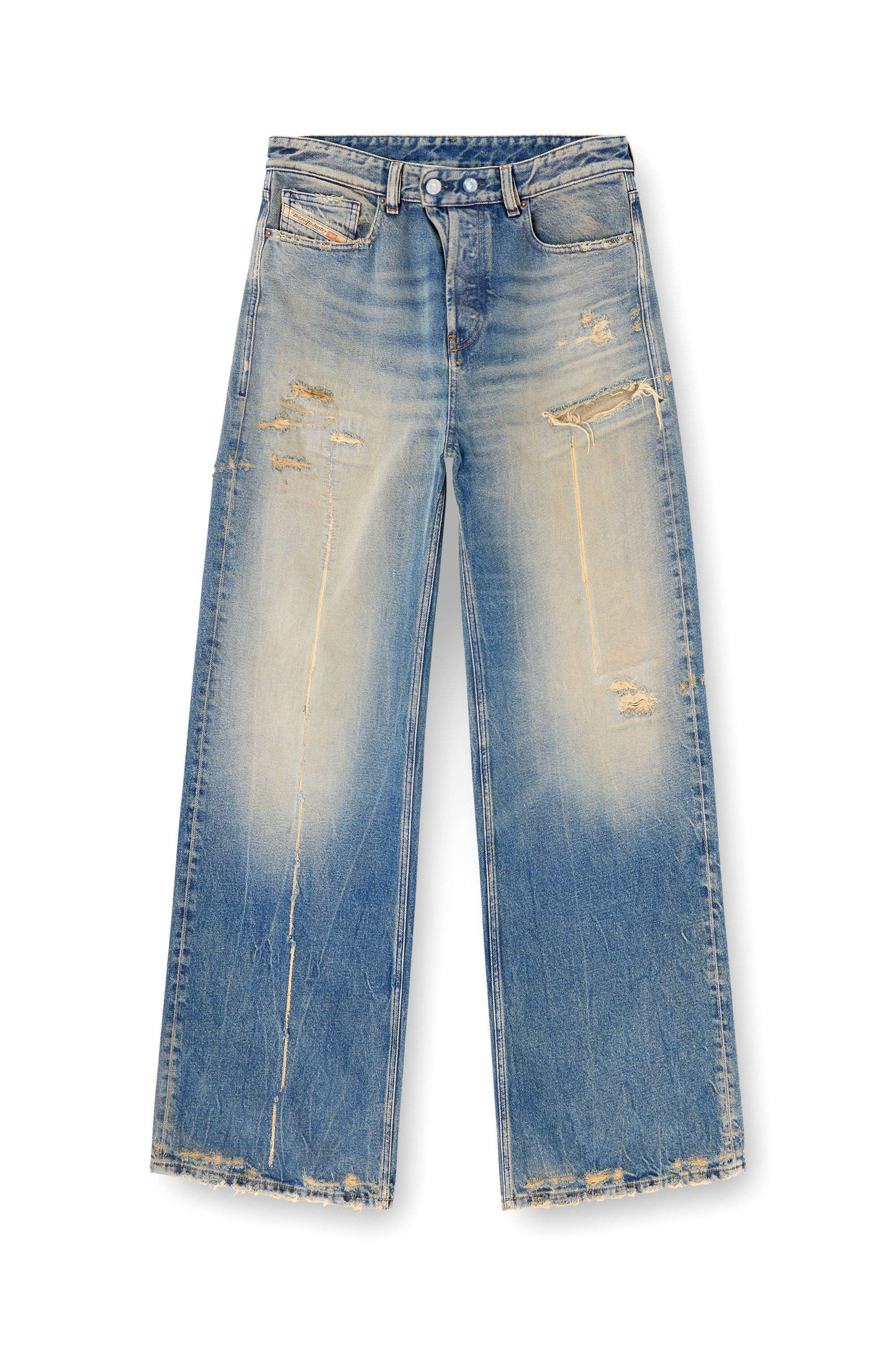Diesel - Unisex's Relaxed Jeans 1996 D-Sire 09N29, Medium blue - 2