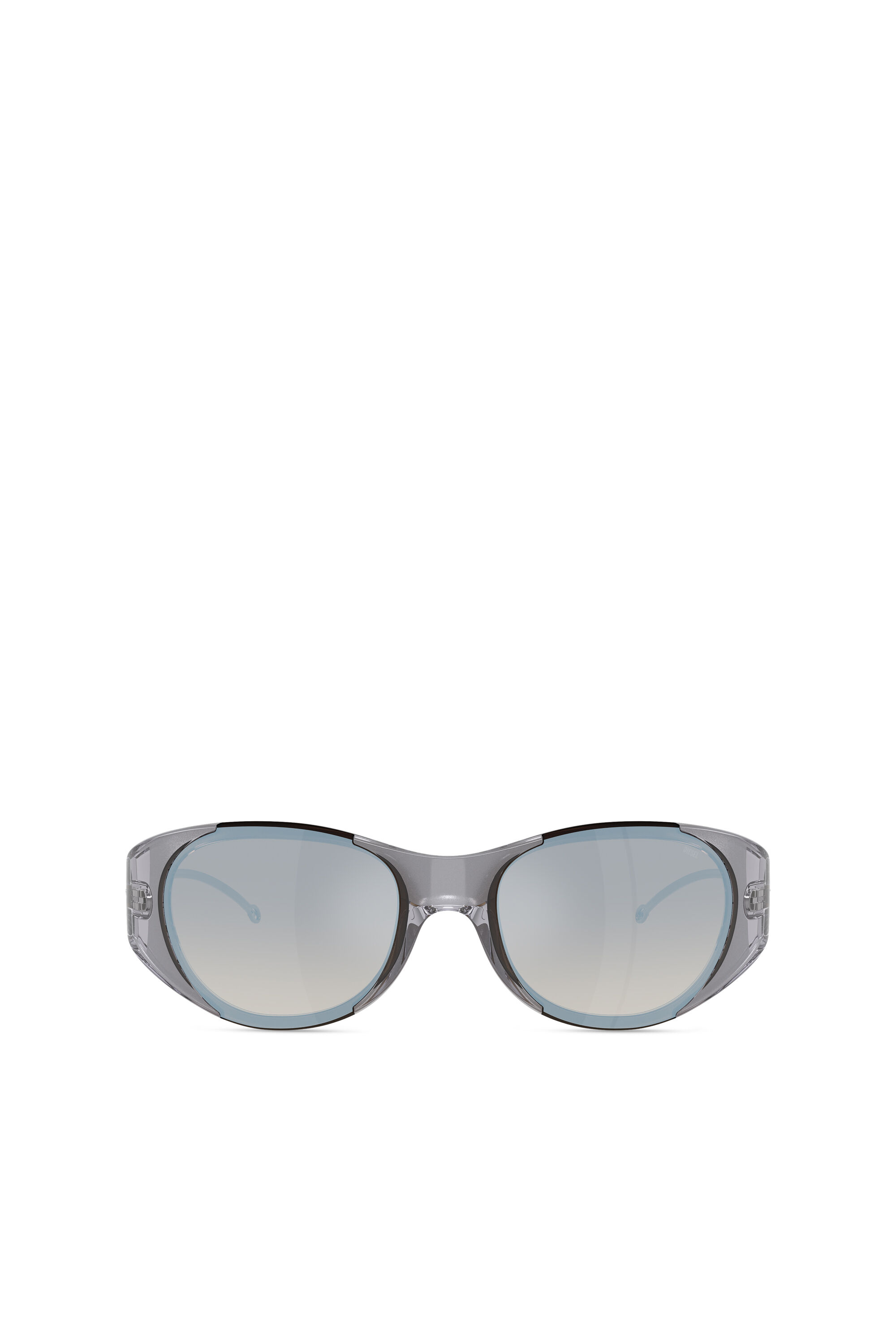 Diesel - 0DL3003, Unisex's Iconic oval sunglasses in Light Grey - 1