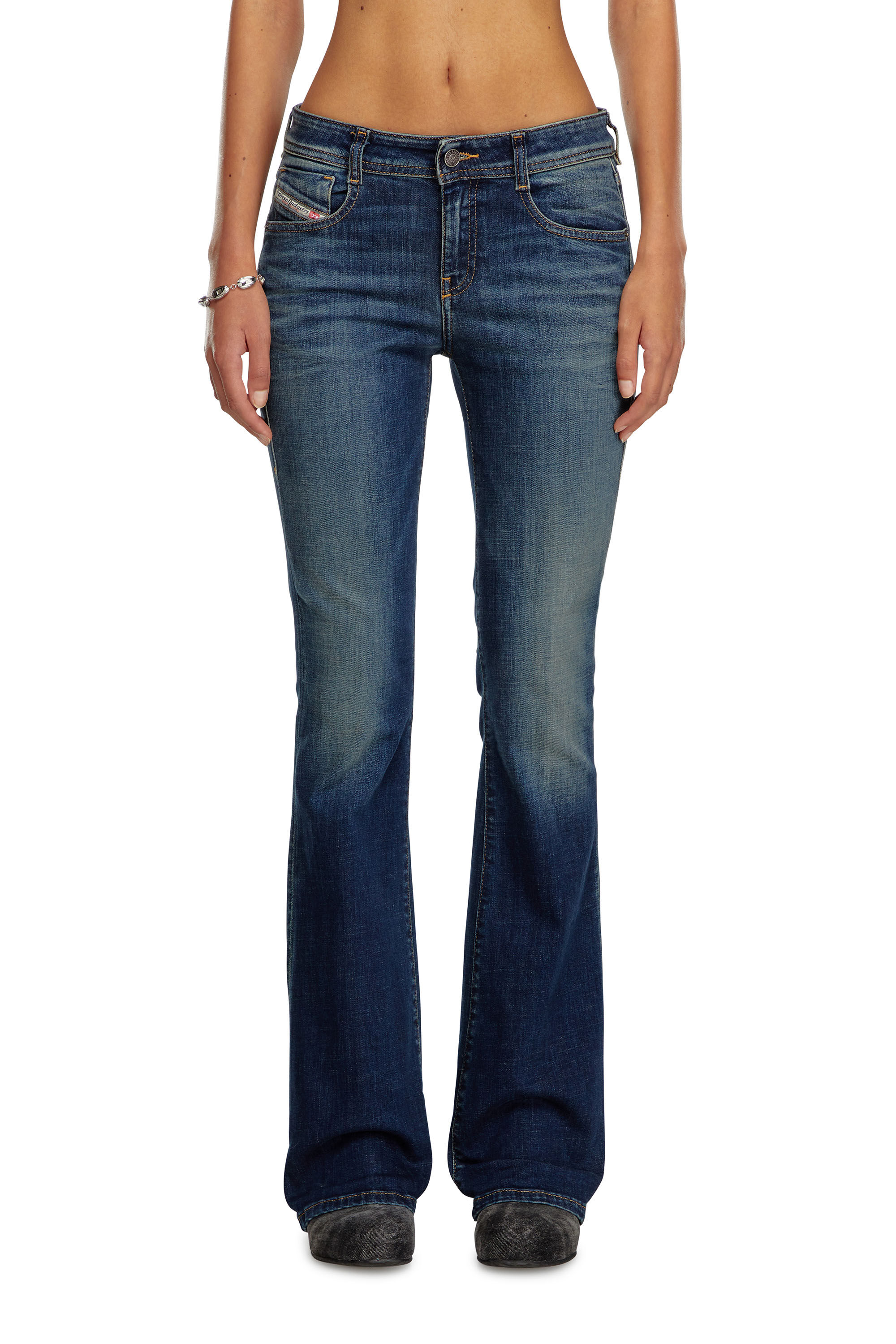 Diesel - Woman's Bootcut and Flare Jeans 1969 D-Ebbey 09J20, Dark Blue - 3