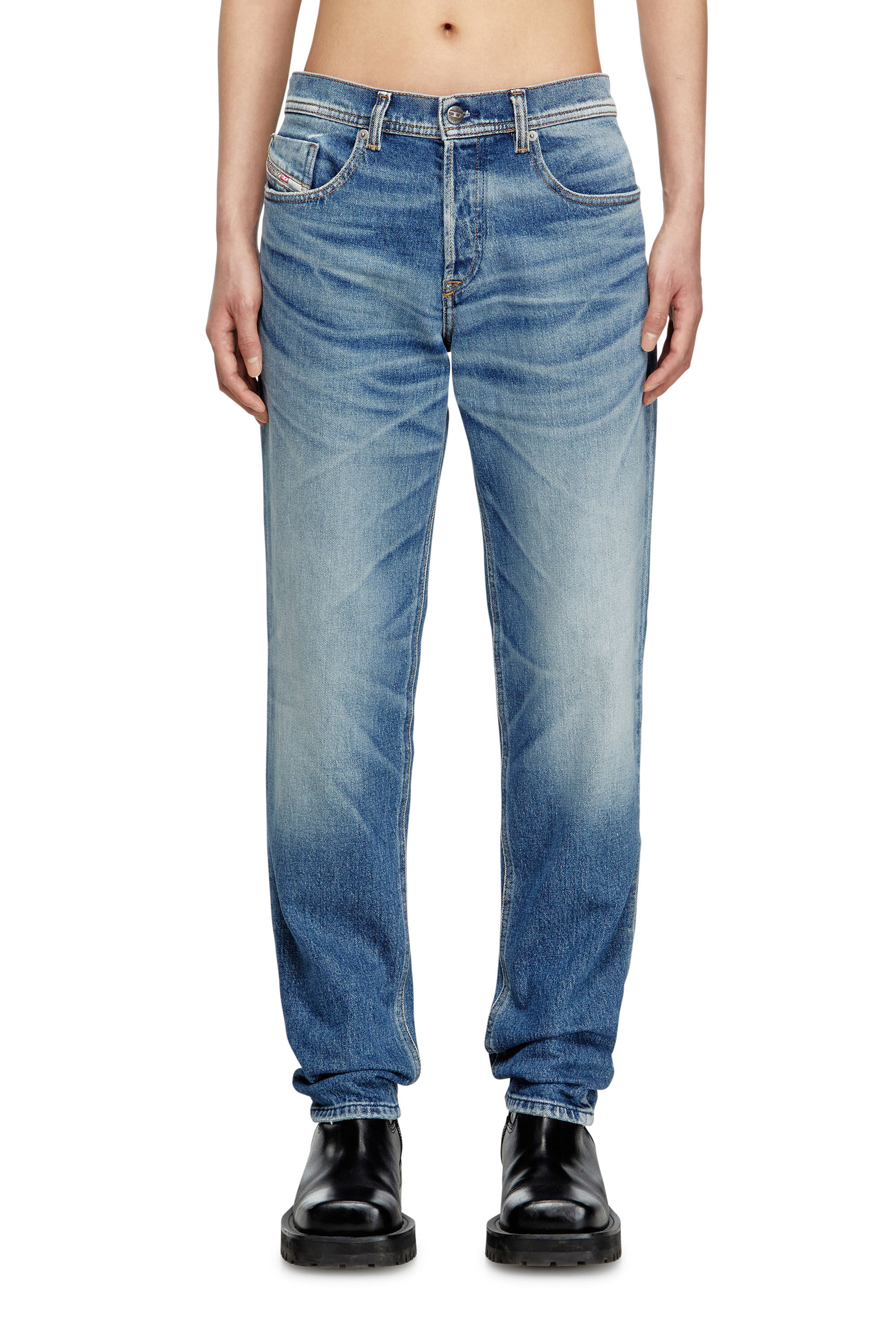 Diesel - Man's Regular Jeans 2023 D-Finitive 09M12, Medium blue - 3