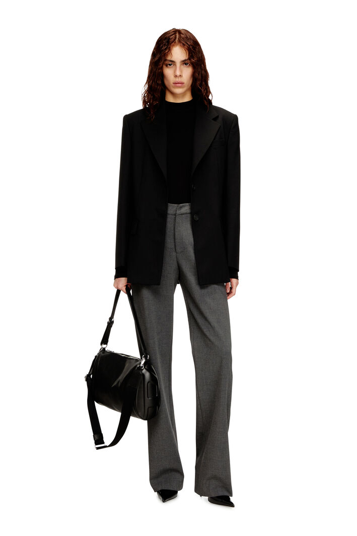 Diesel - G-KESS-R1, Woman's Blazer in wool blend in Black - 2