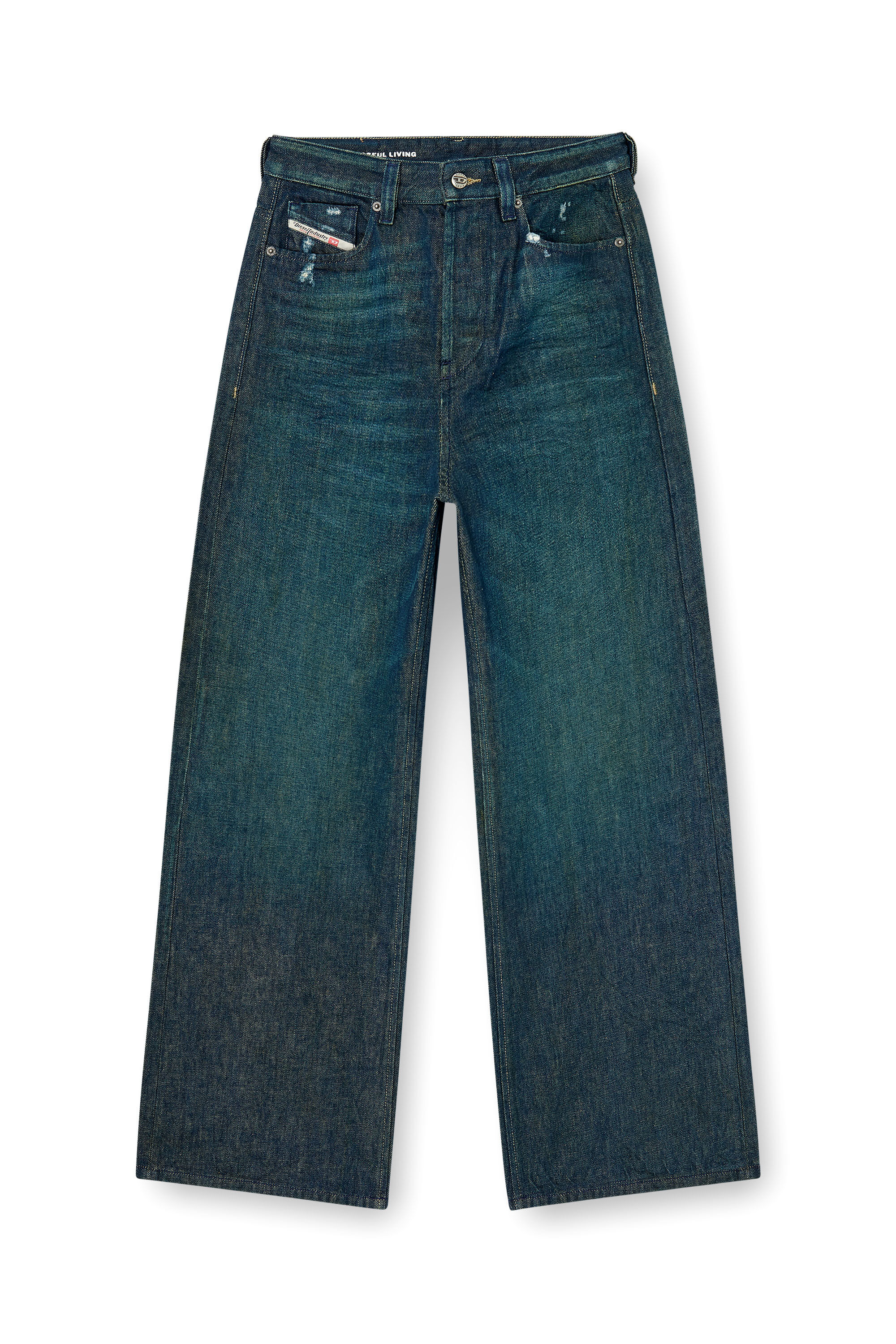 Diesel - Woman's Relaxed Jeans 1996 D-Sire 0ADBY, Dark Blue - 5