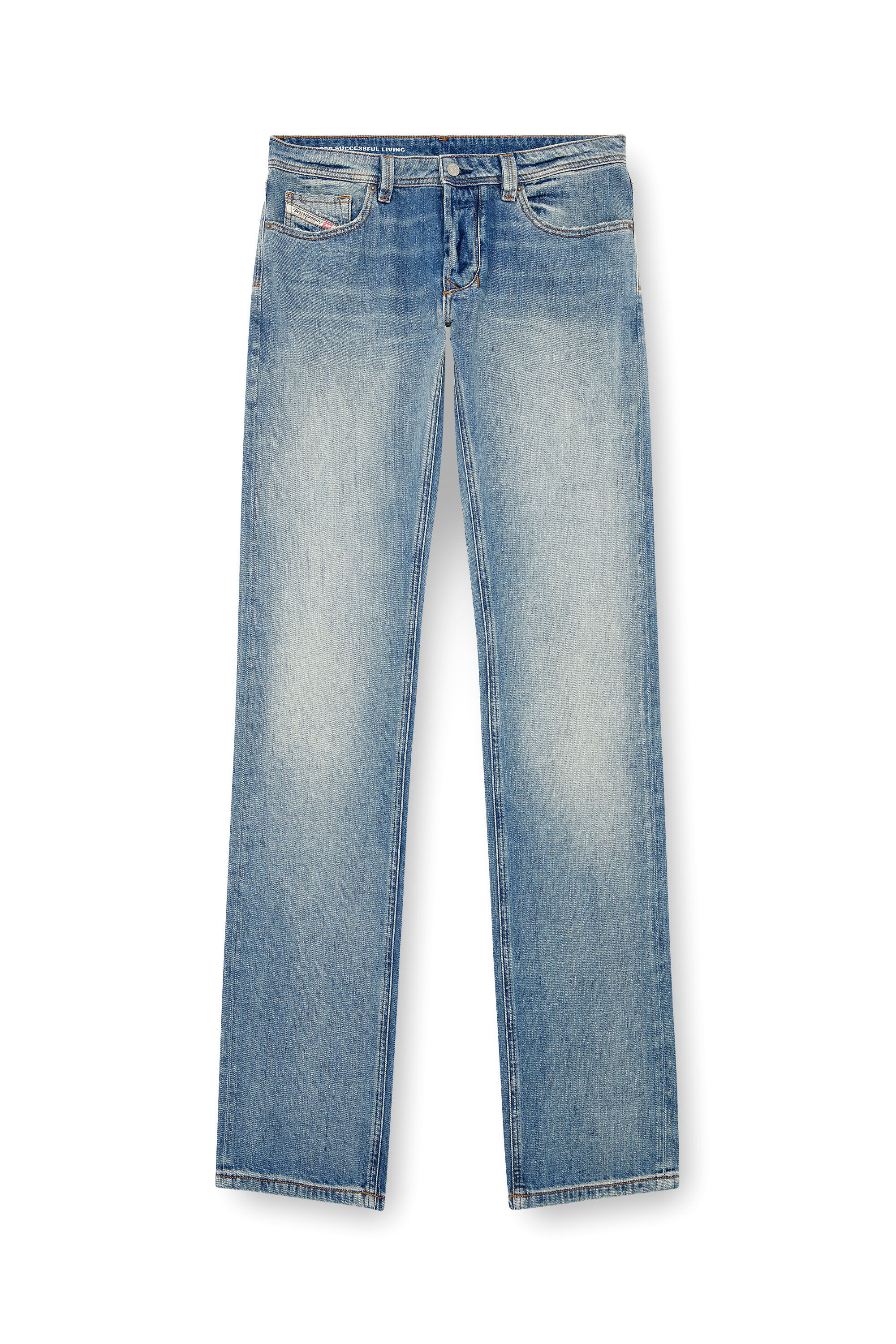 Diesel - Man's Straight Jeans 1985 Larkee 0GRDN, Light Blue - 2