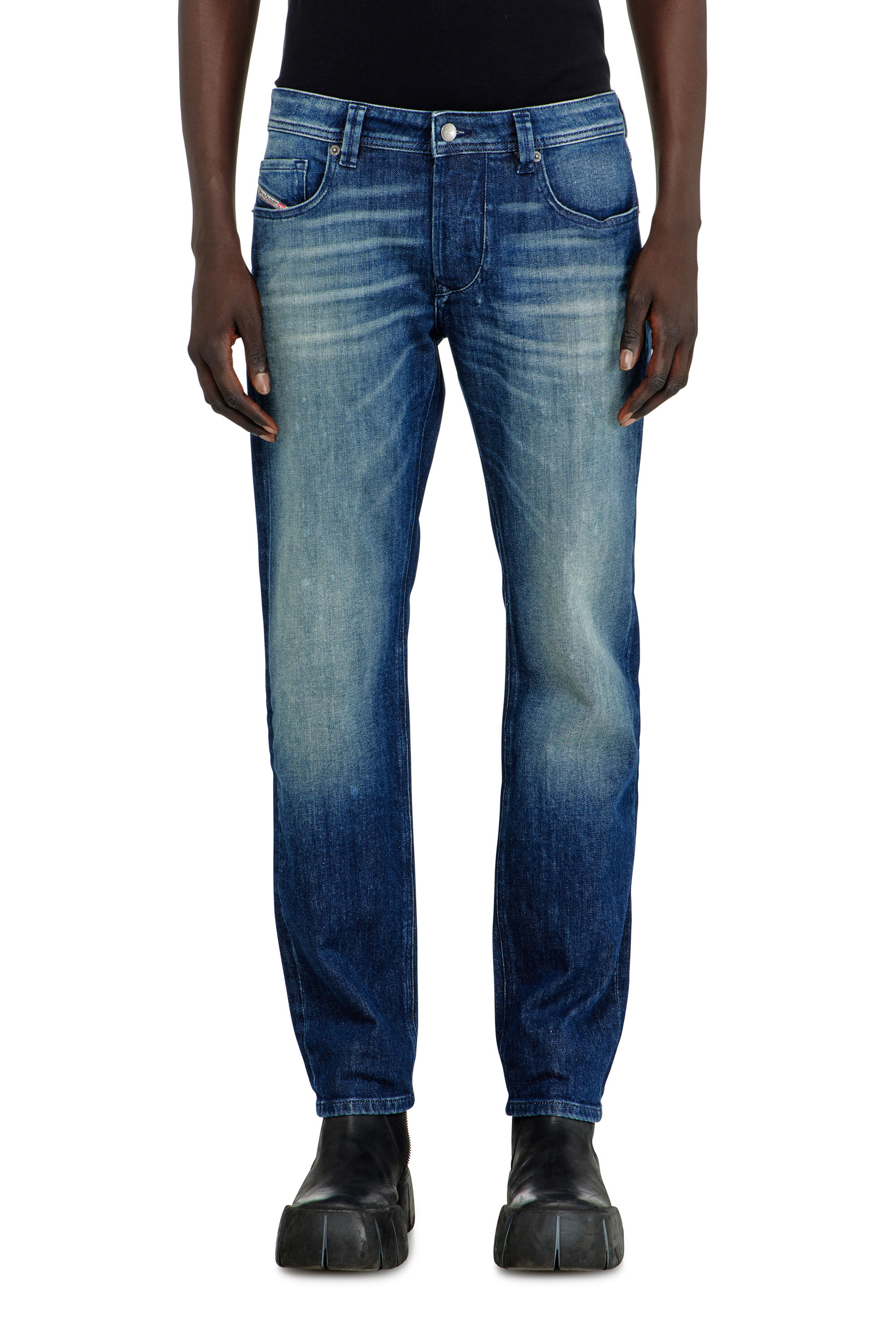 Diesel - Man's Regular Jeans 1986 Larkee-Beex 0KBBR, Dark Blue - 4