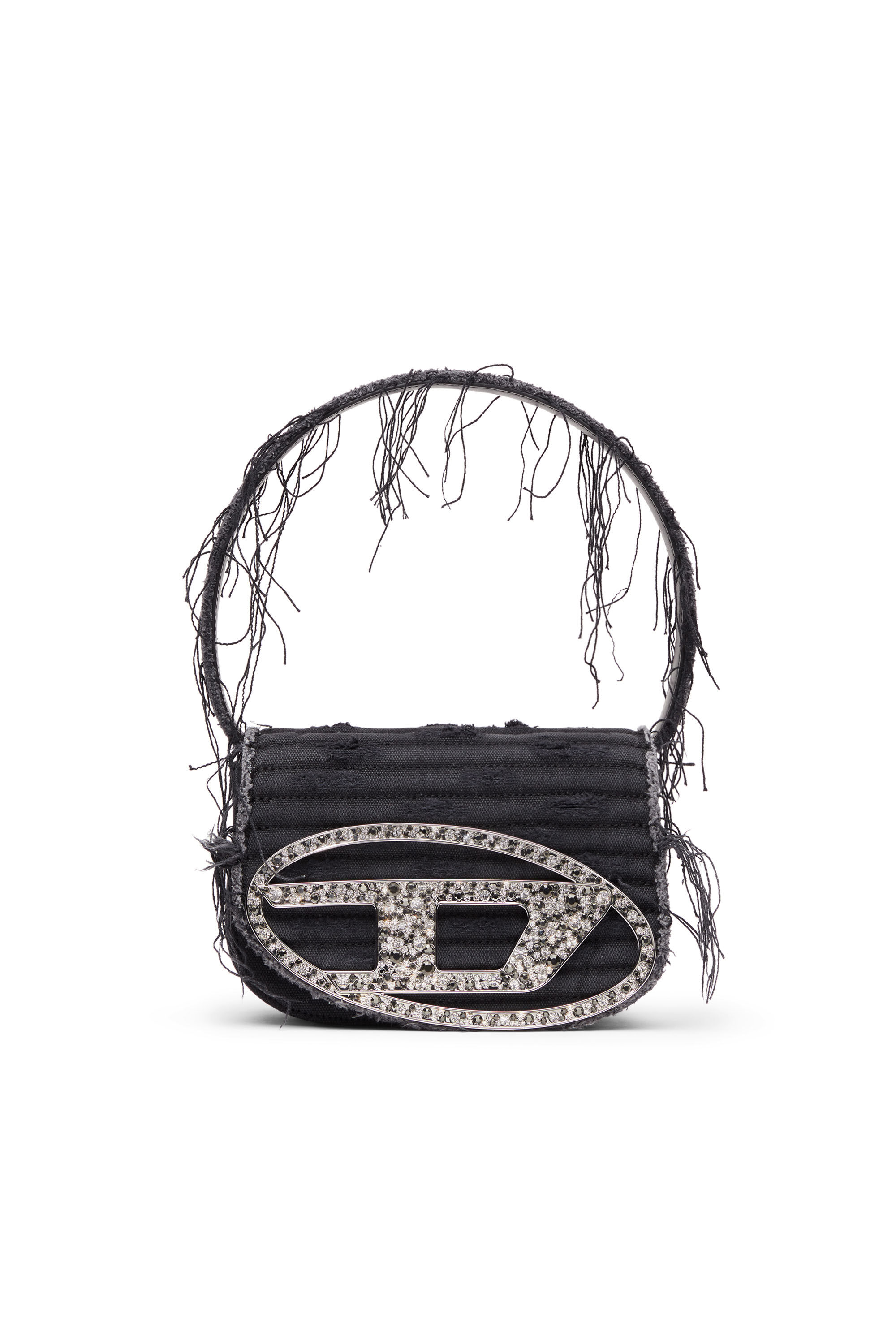 Women's 1DR-Iconic shoulder bag in canvas and leather Women's 1DR-Iconic shoulder bag in canvas and leather