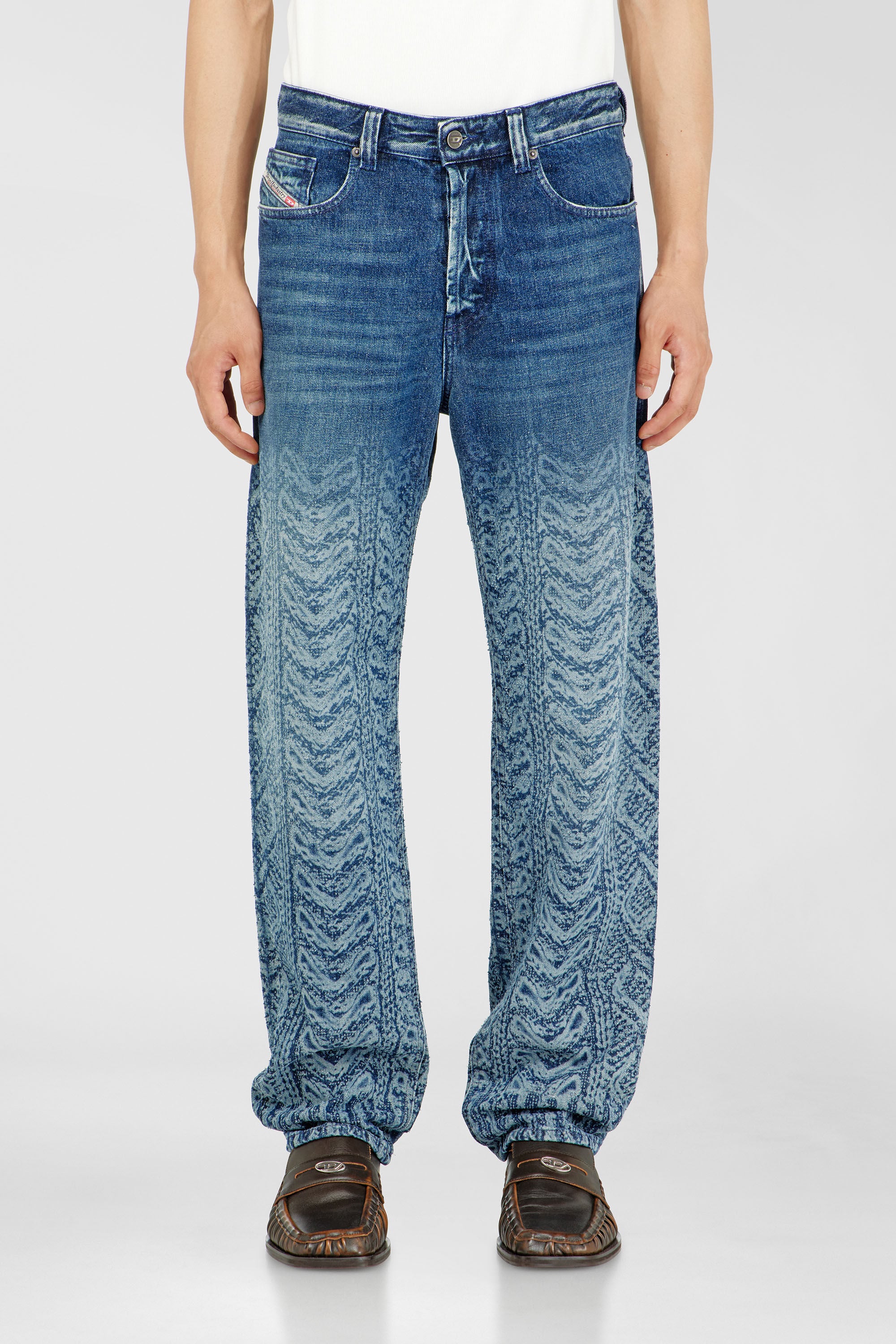 Diesel - Man's Regular Jeans 2024 D-Macs 007EV, Dark Blue - 4