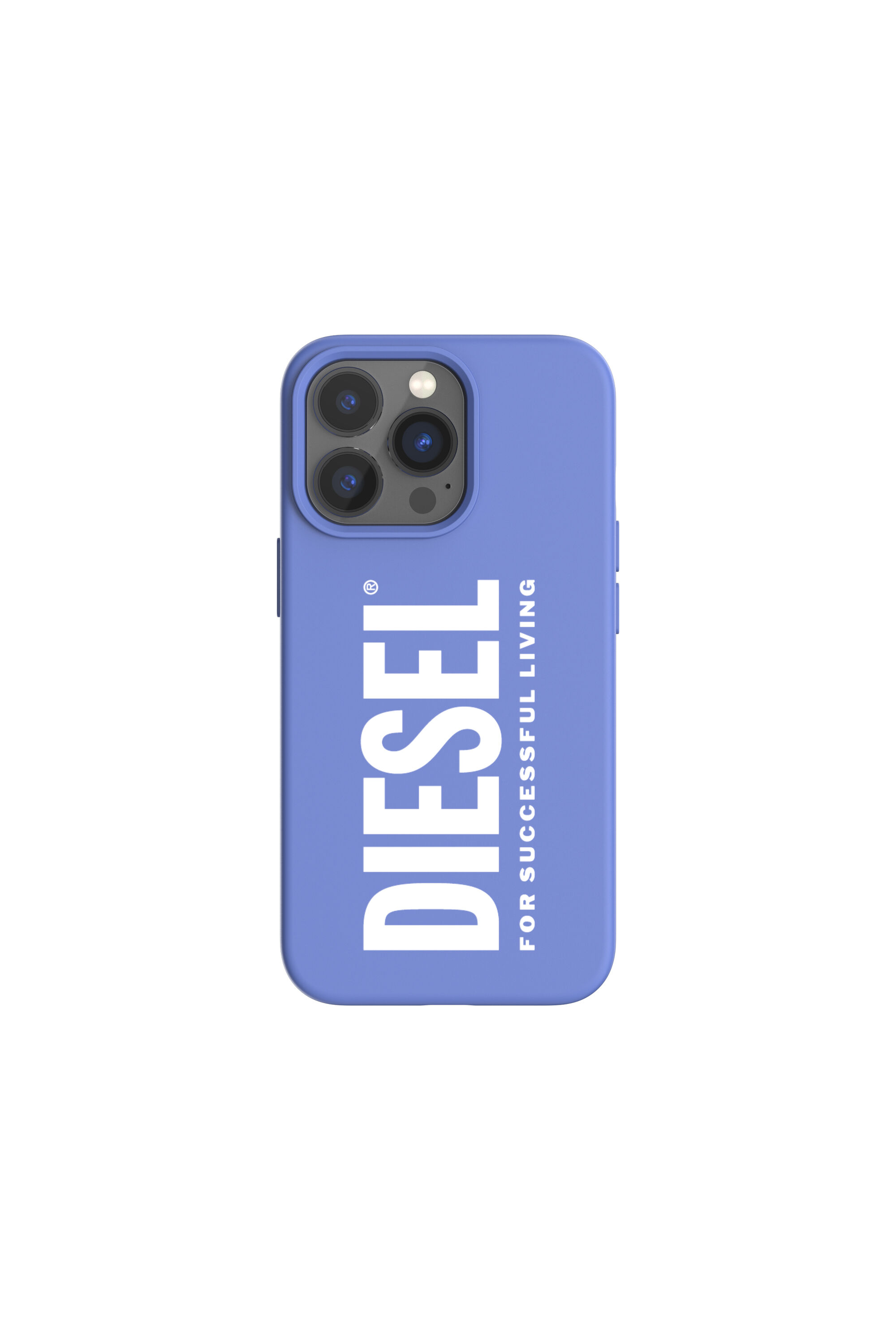 Diesel - 48277 SILICONE CASE, Unisex Silicone case  for iPhone 13/13Pro in Blue - Image 2