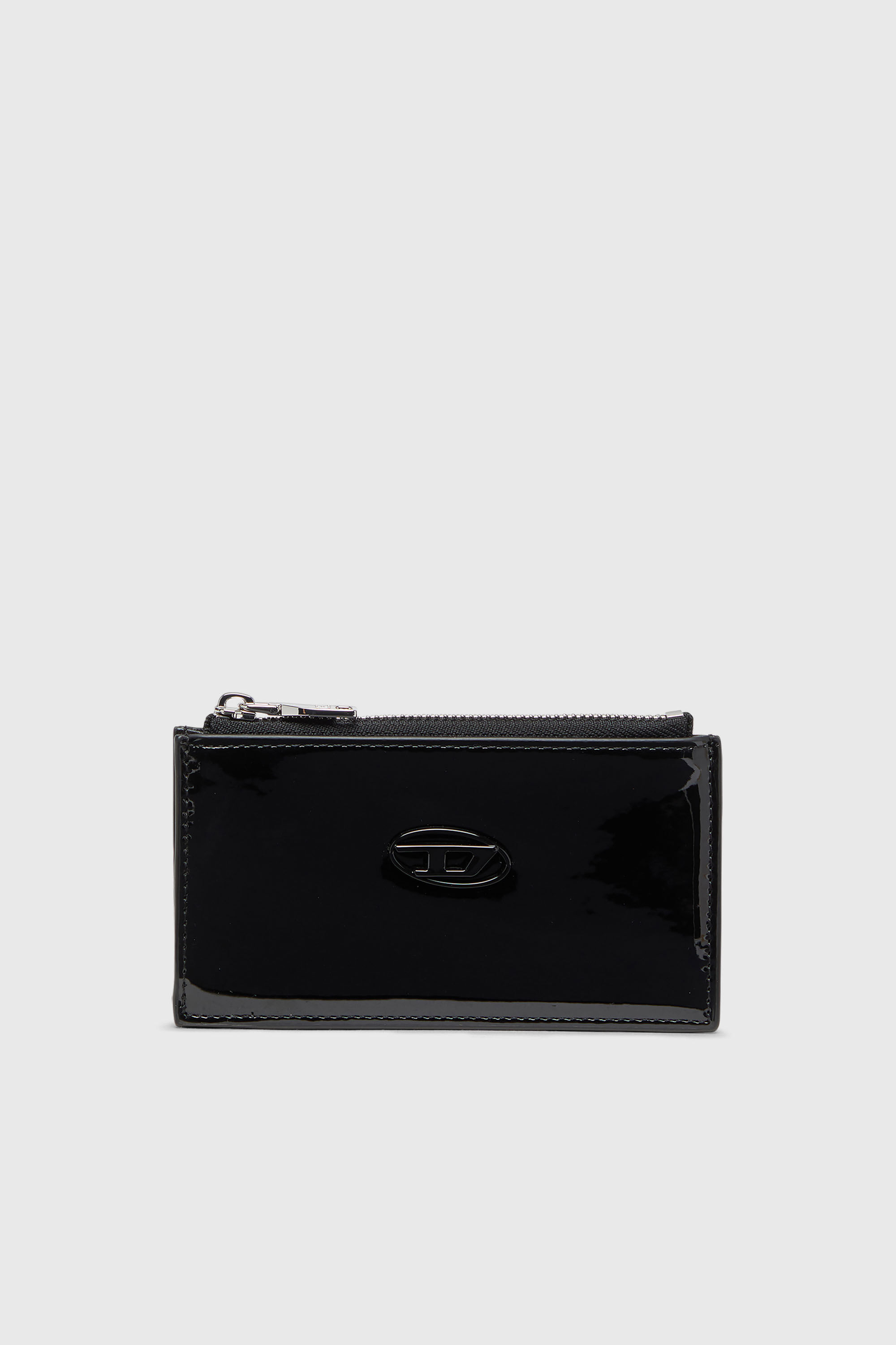 Diesel - PLAY CARD HOLDER III, Woman's Card holder with glossy finish in Black - 1