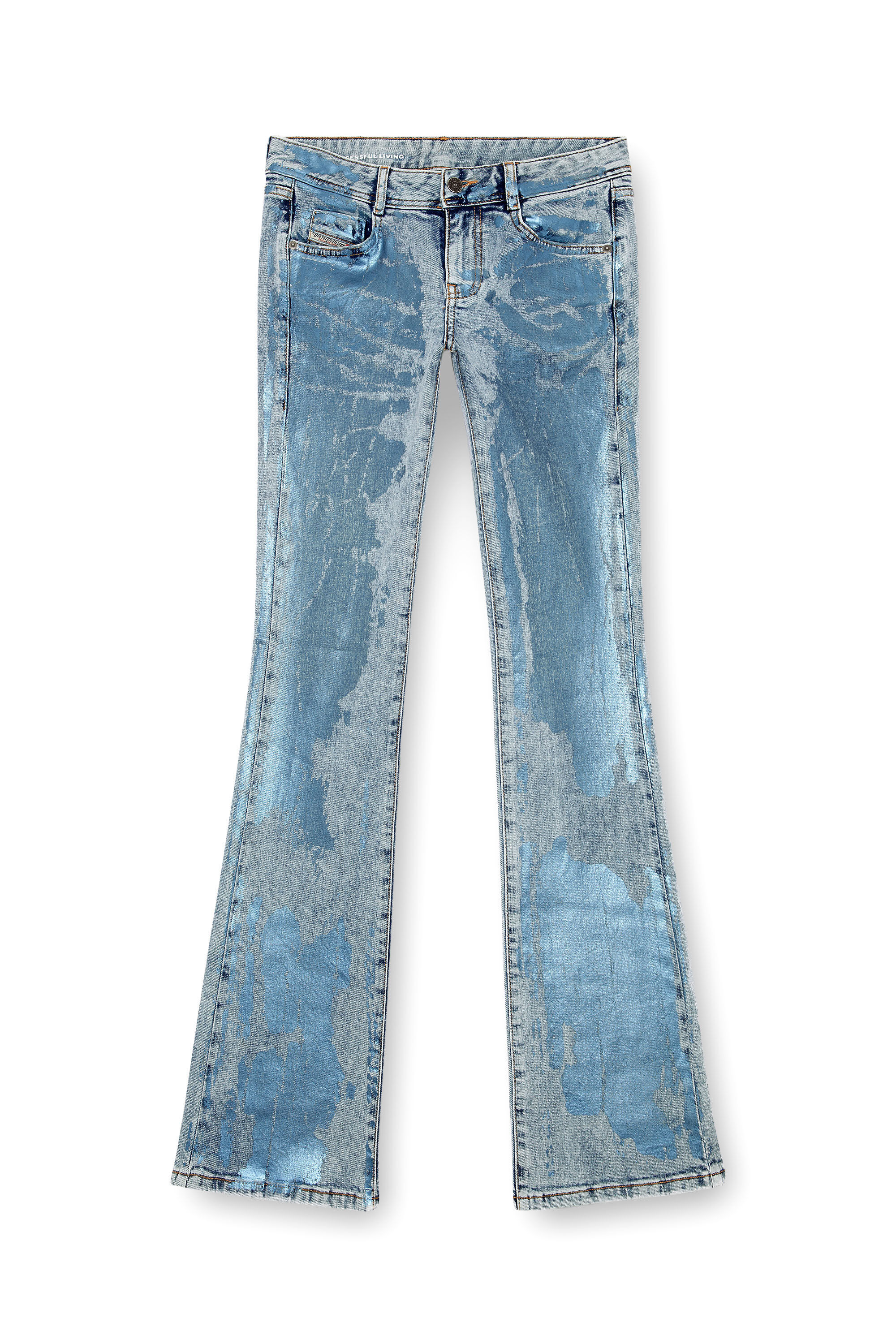 Diesel - Woman's Bootcut and Flare Jeans 1969 D-Ebbey 0AJEU, Light Blue - 2