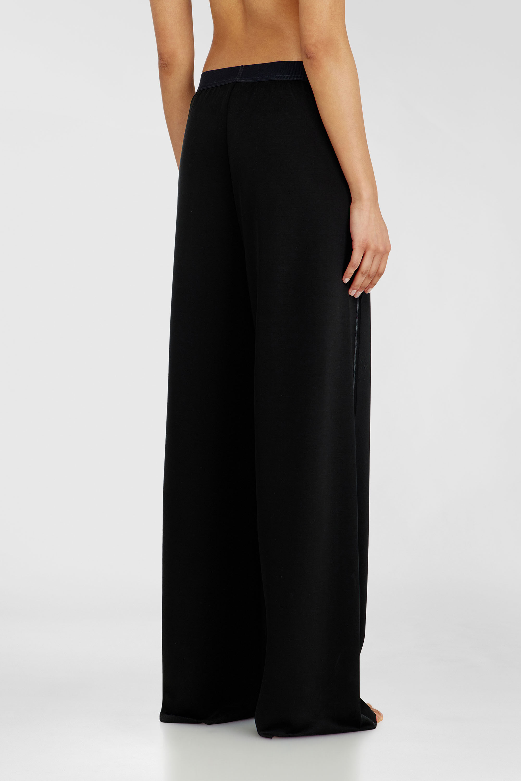 Diesel - ALYSA-UTLT, Woman's Track pants in light stretch scuba in Black - 4