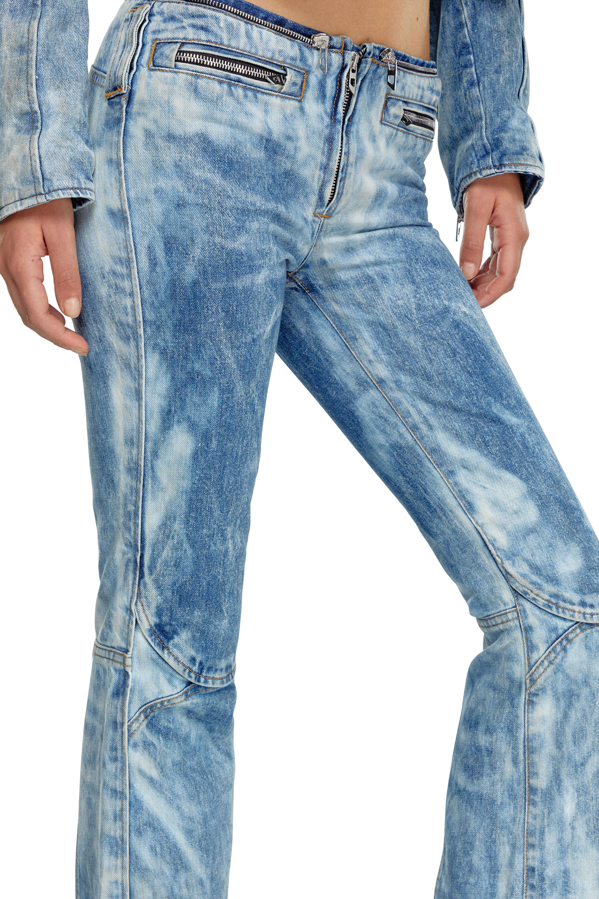 Diesel - Straight Jeans D-Gen 0PGAM, Light Blue - Image 3