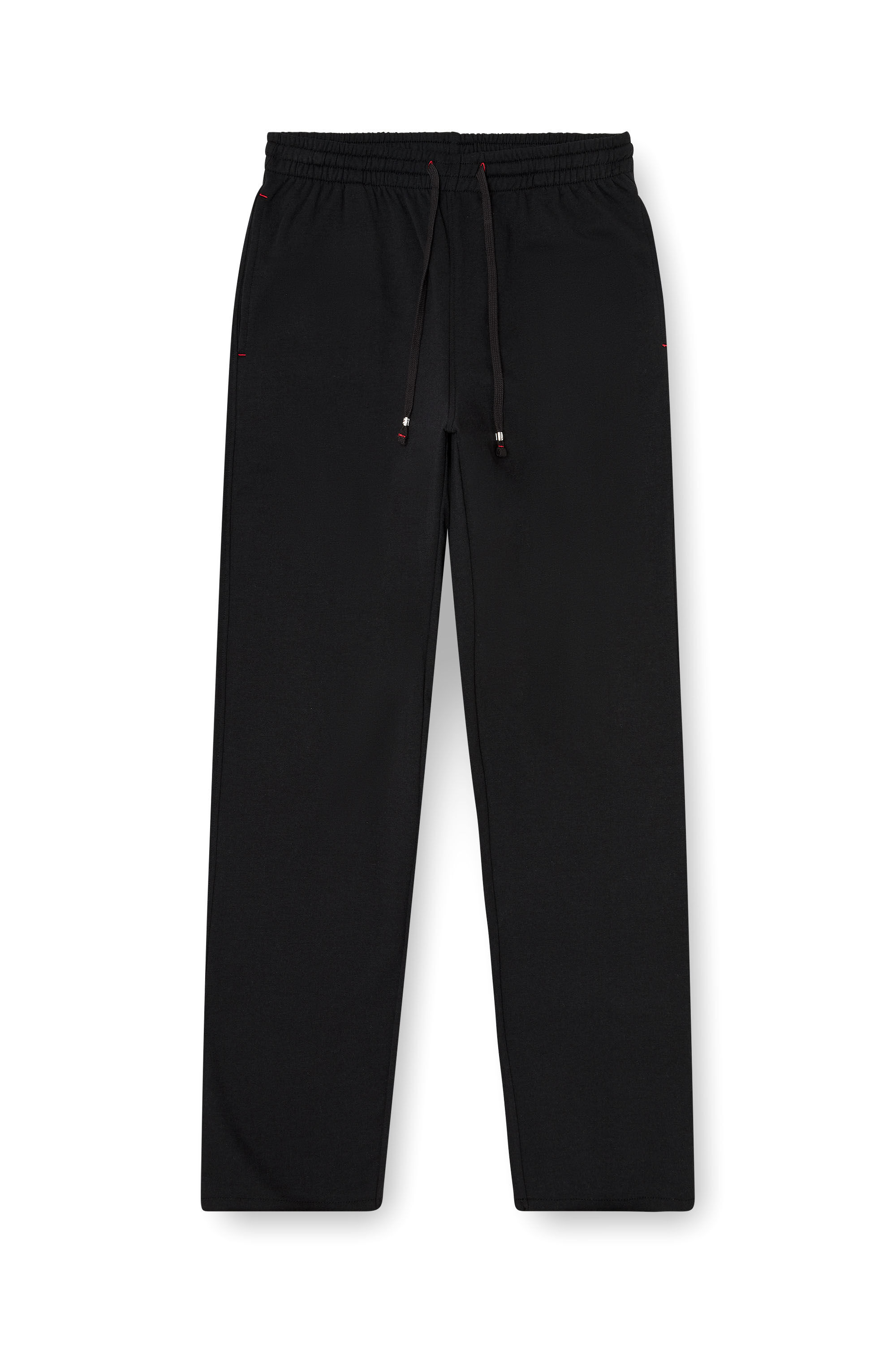 Diesel - INDRA-D-CORE, Woman's Peached sweatpants with raw hems in Black - 2