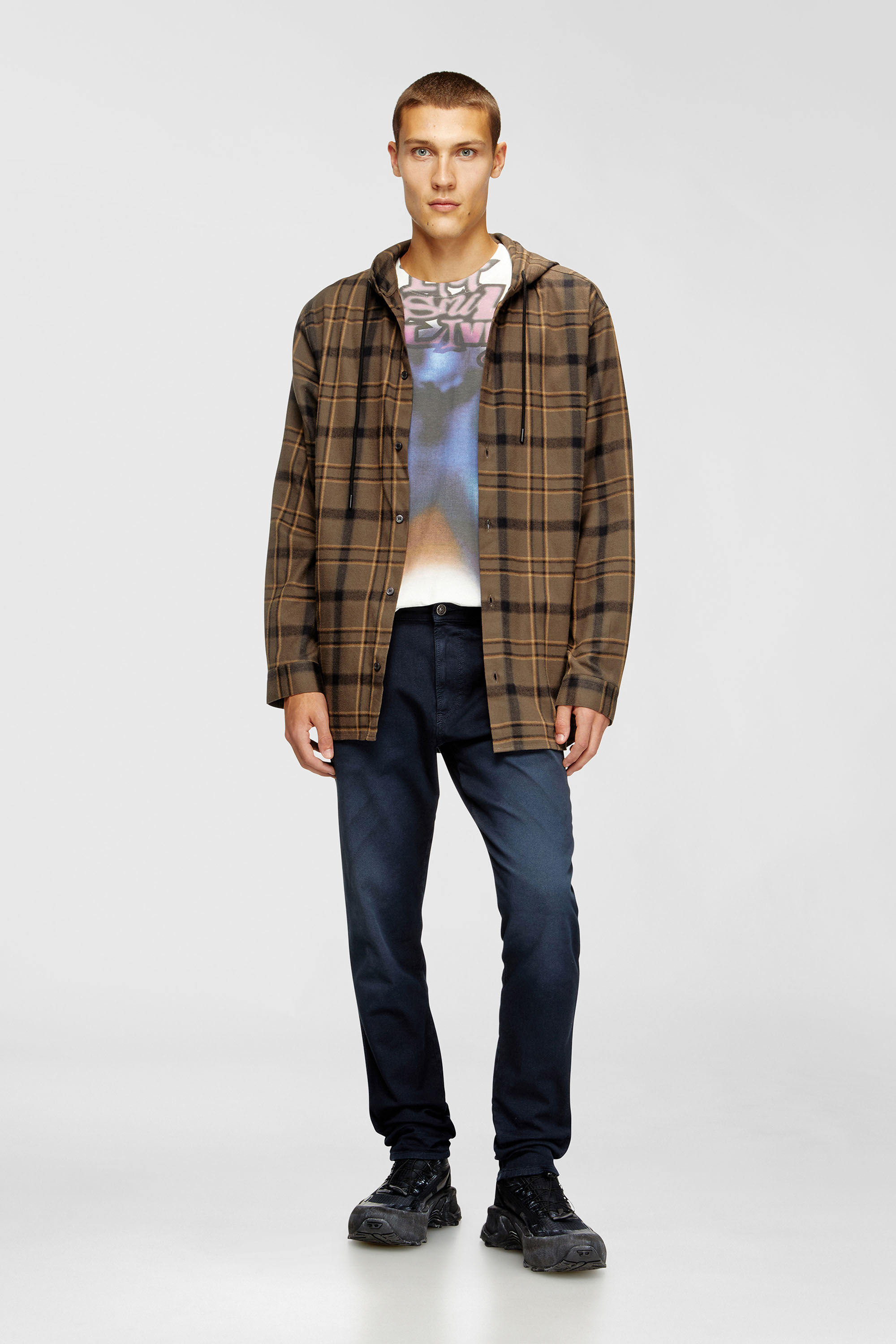 Diesel - Man's Slim 2062 D-Strukt Joggjeans&reg; 0670M, Dark Blue - 1