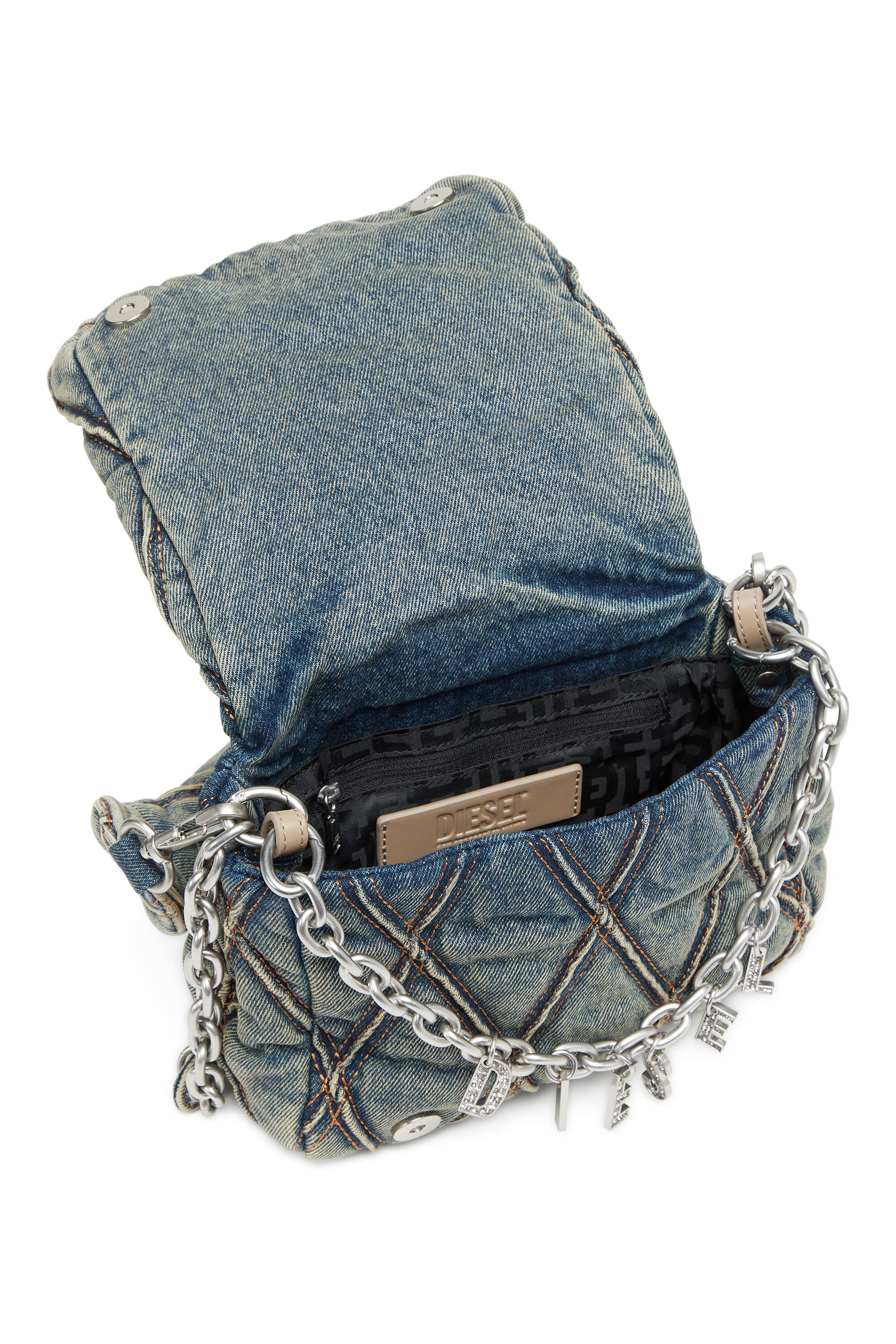 Quilted Denim Handbag Quilted Denim Handbag