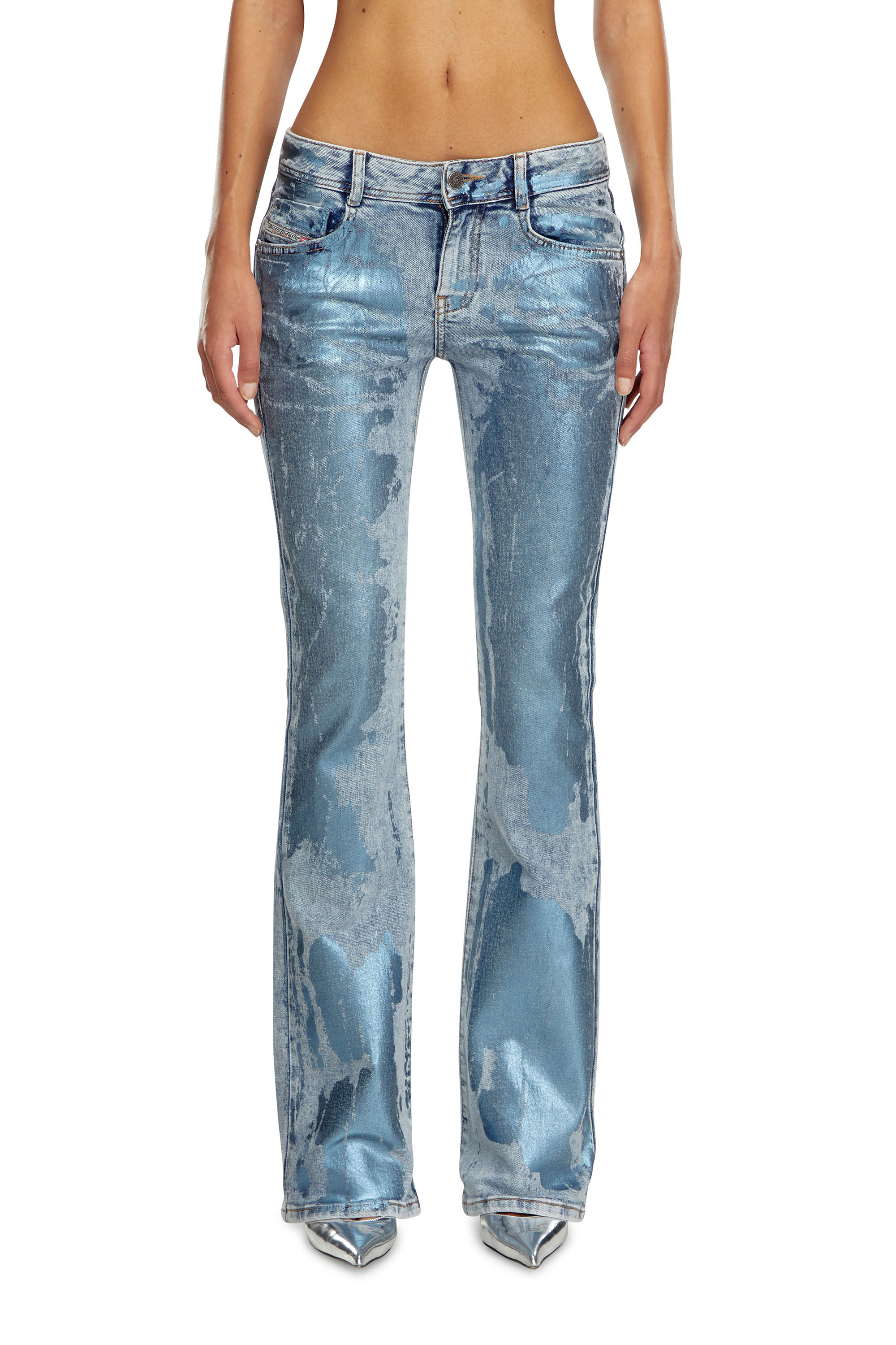 Diesel - Woman's Bootcut and Flare Jeans 1969 D-Ebbey 0AJEU, Light Blue - 3