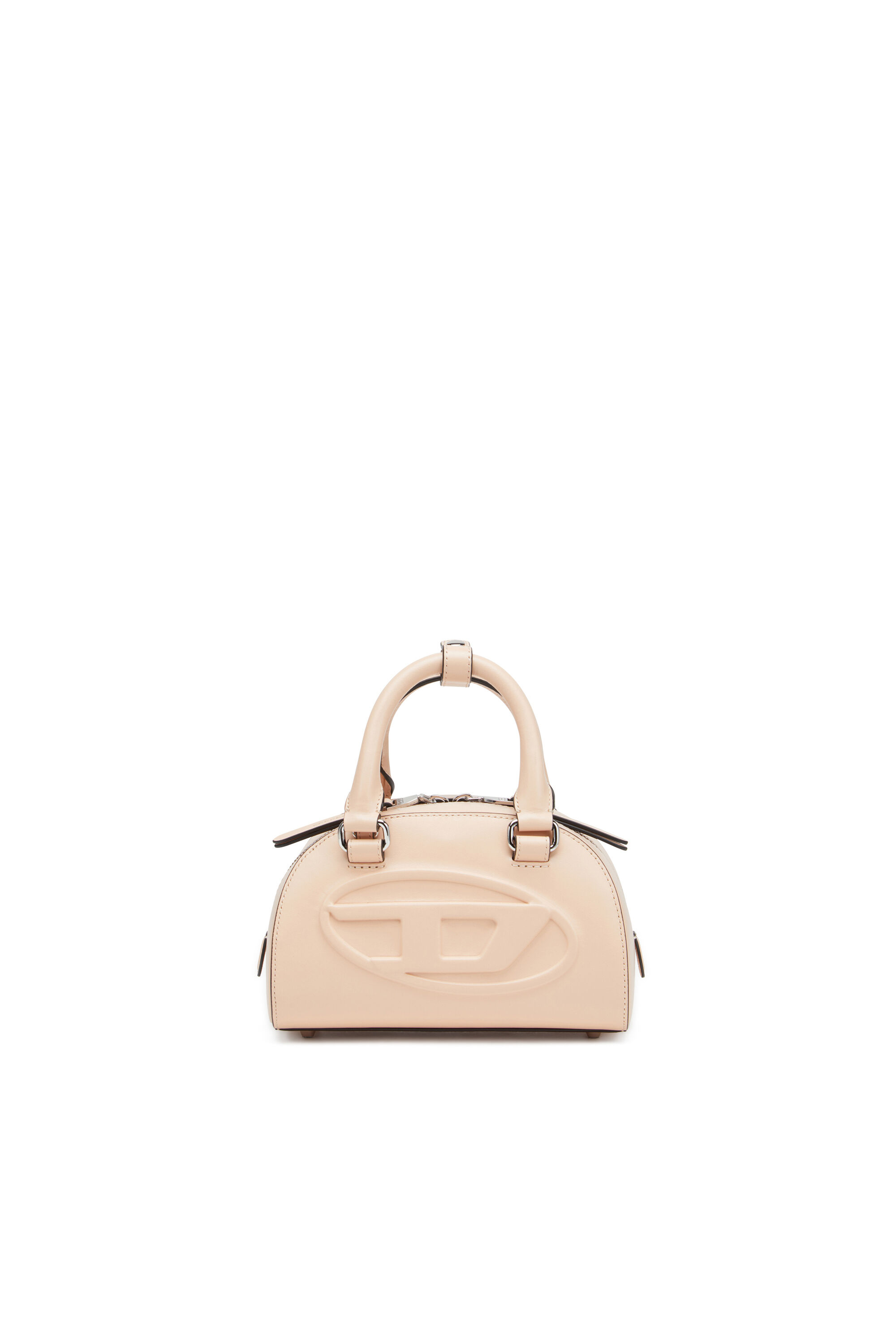 Diesel - 1DR DOME CROSSBODY, Woman's 1DR Dome-Leather mini bowling bag in Pink - 1