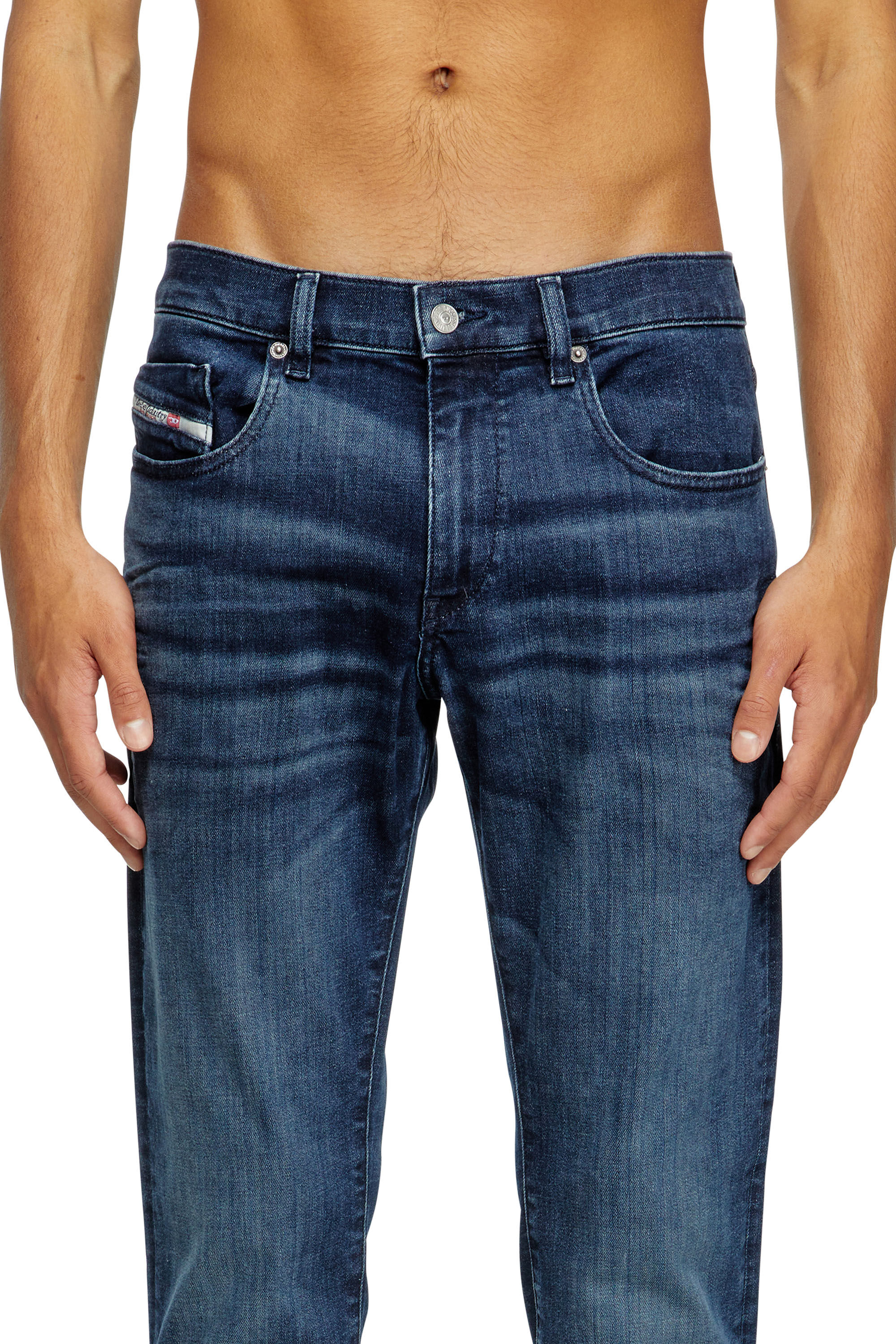 Diesel - Man's Slim Jeans 2019 D-Strukt 0GRDJ, Dark Blue - 5