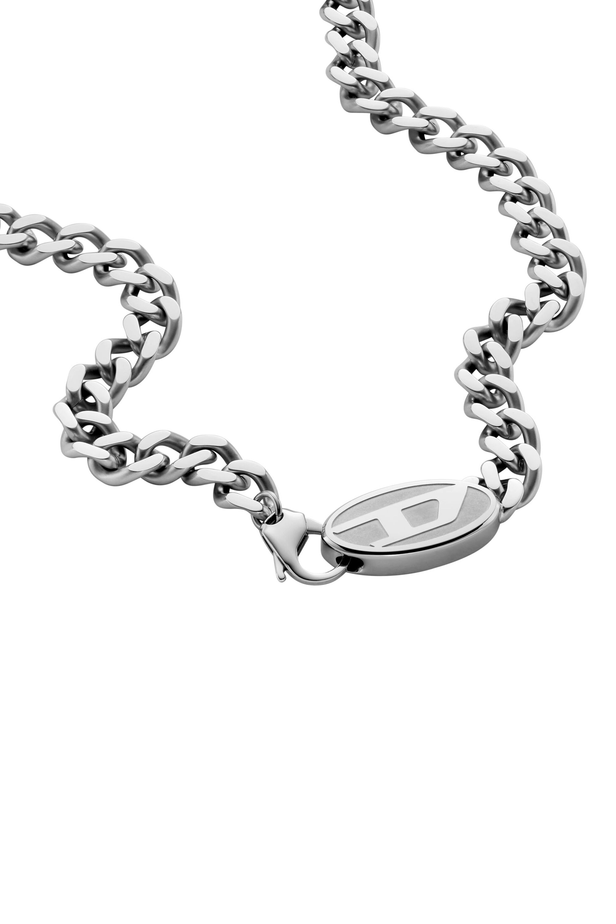 Diesel - DX1509, Unisex's Stainless steel chain necklace in Silver - 1