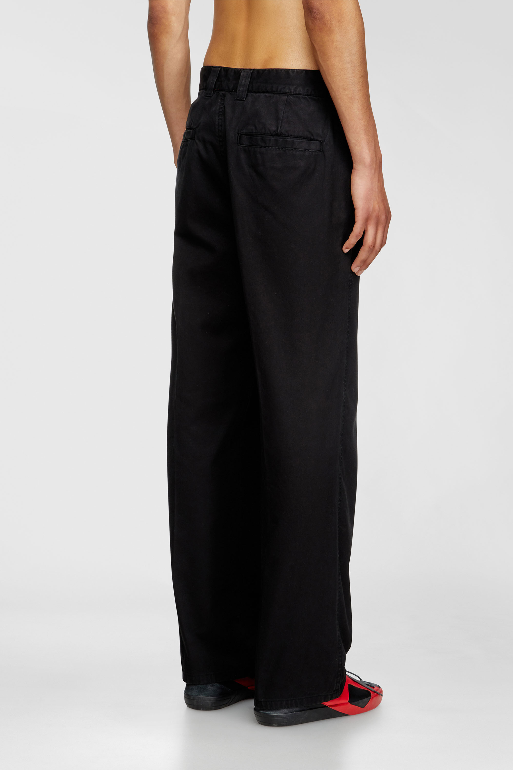 Diesel - P-HANT-CHINO, Man's Chino pants in Black - 4