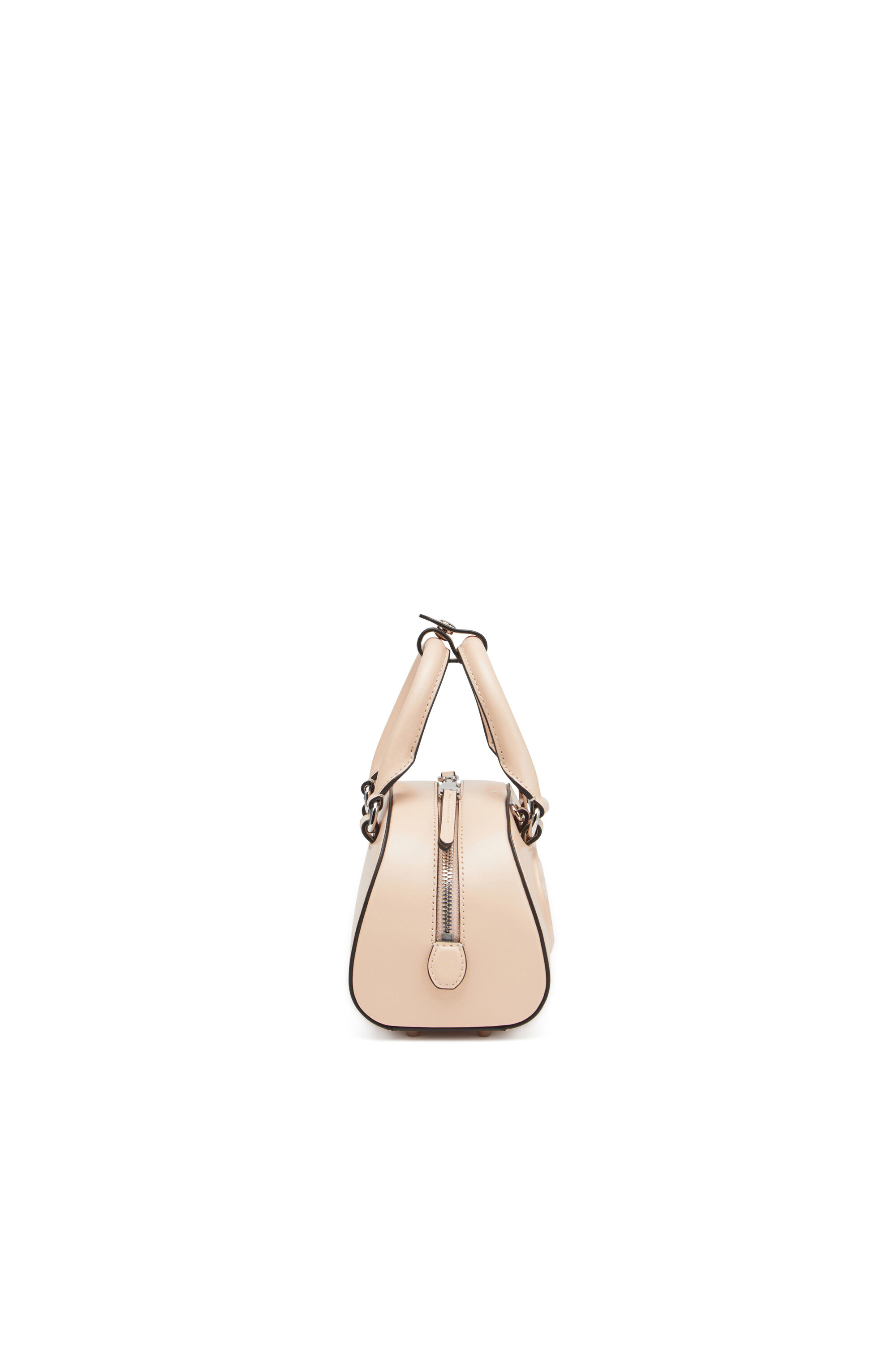 Diesel - 1DR DOME CROSSBODY, Woman's 1DR Dome-Leather mini bowling bag in Pink - 4