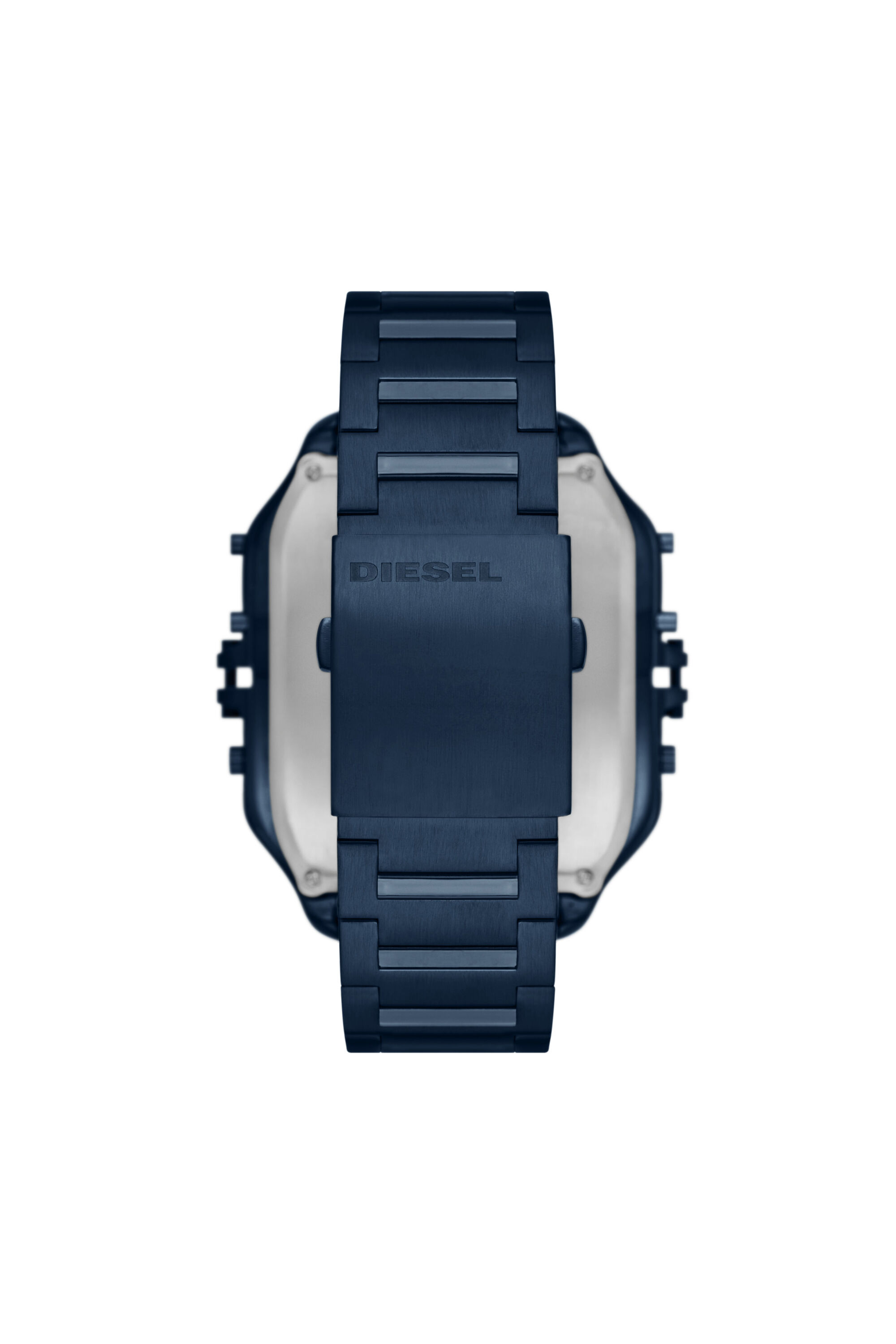 Diesel - DZ7464, Man Clasher digital blue-tone stainless steel watch in Blue - Image 2