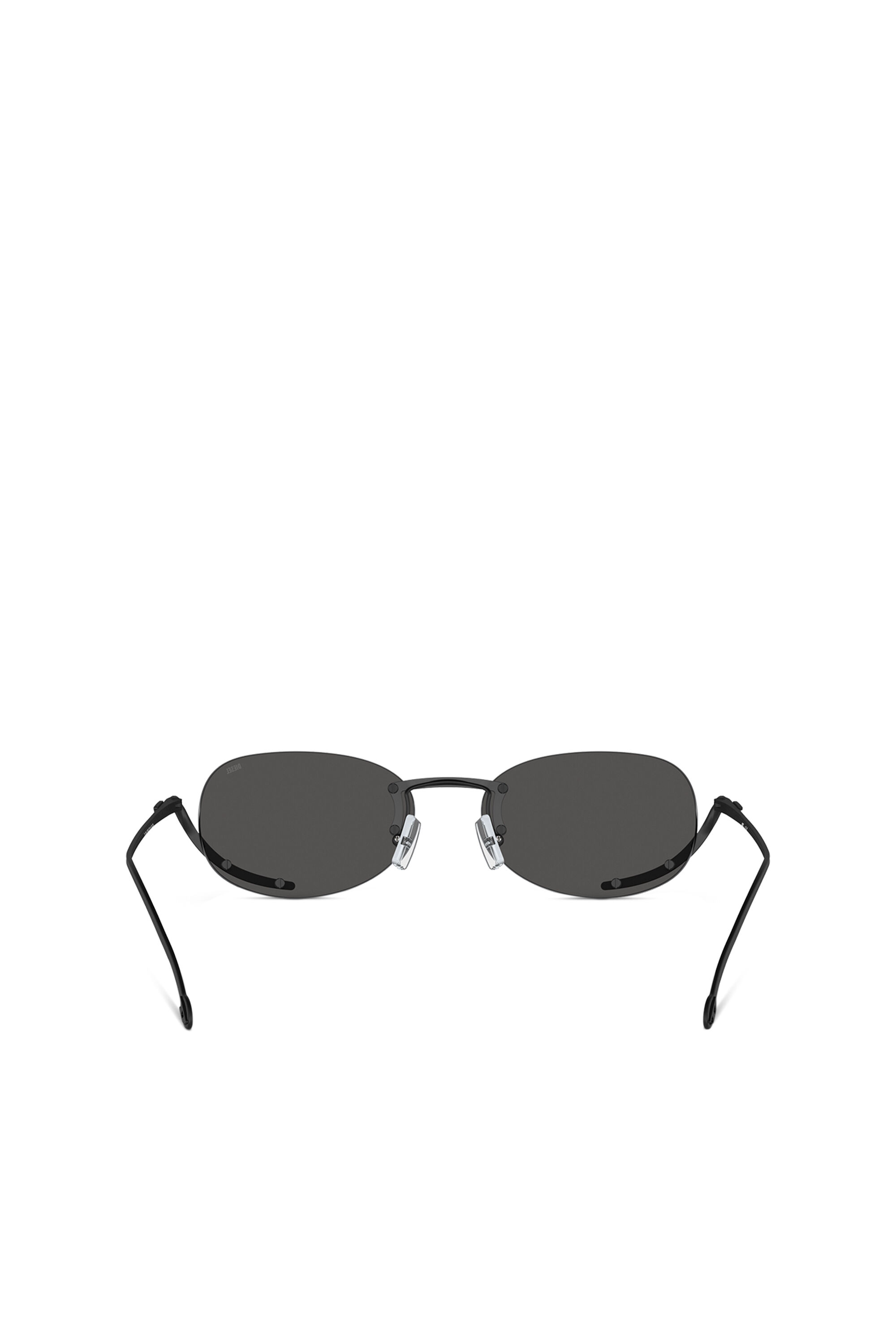 Diesel - 0DL1004, Unisex's Oval sunglasses in Black - 3