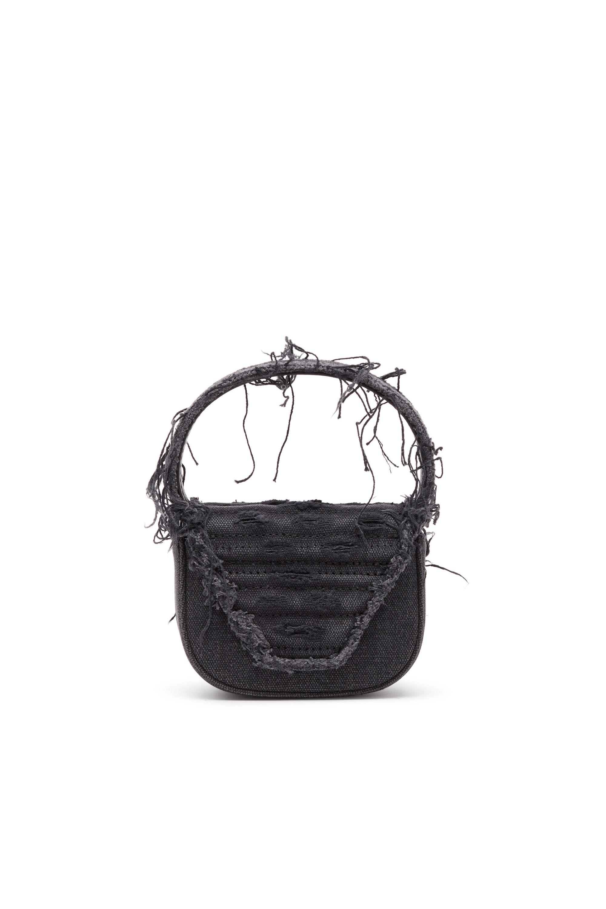 Women's 1DR XS-Iconic mini bag in canvas and leather | Black
