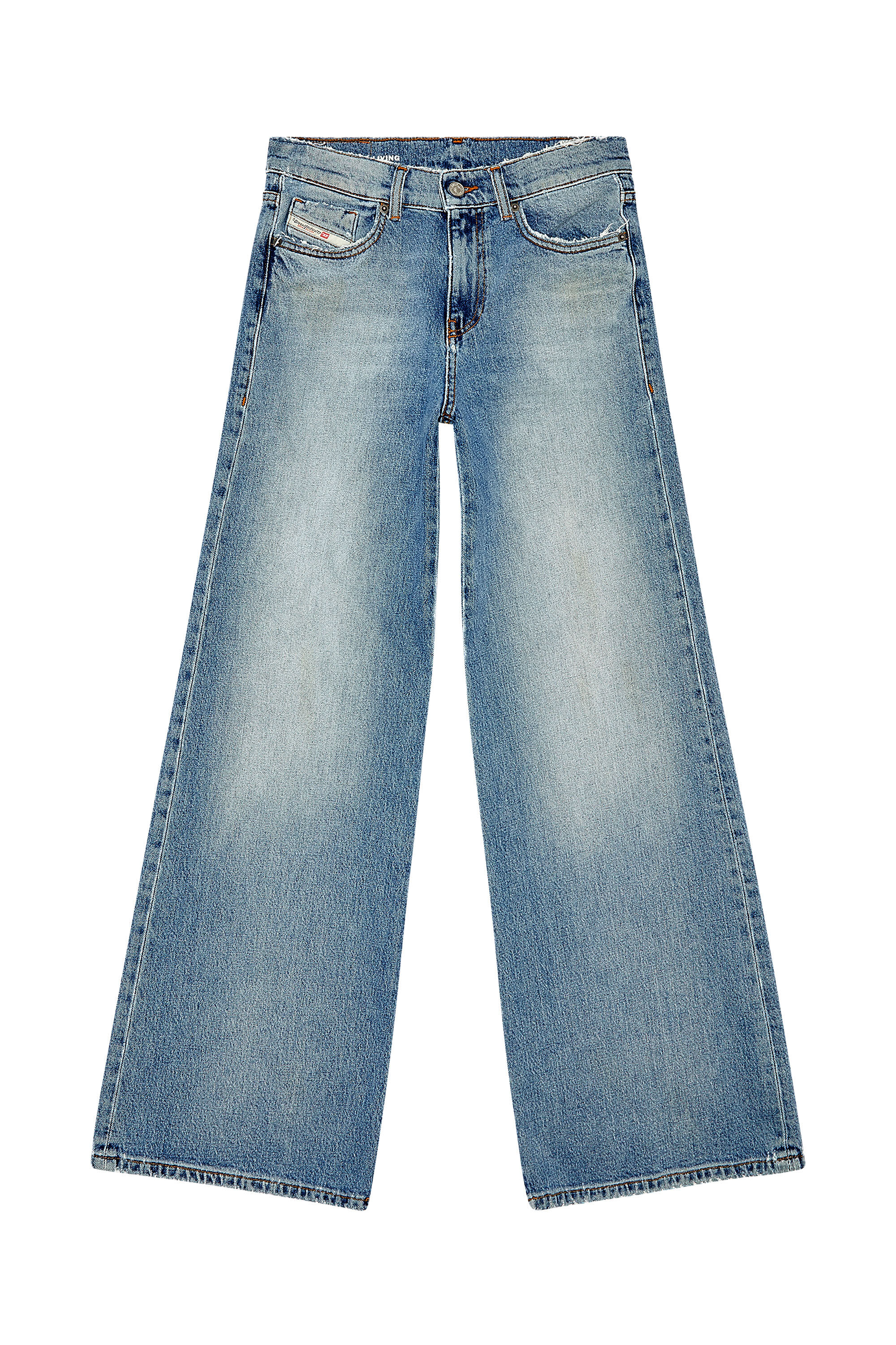 Diesel - Woman Bootcut and Flare Jeans 1978 D-Akemi 0DQAD, Light Blue - Image 2