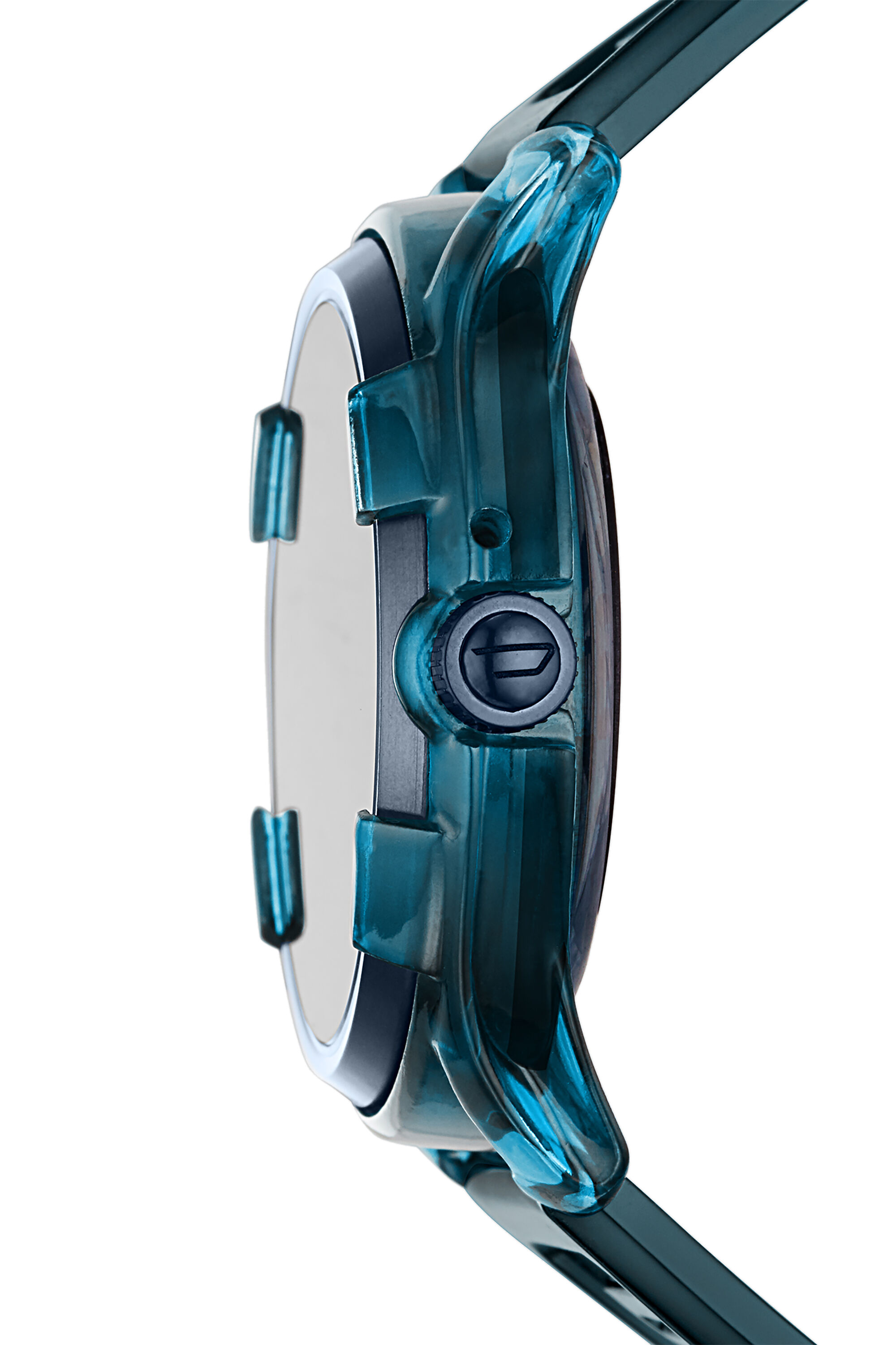 Diesel - DT2020, Man Diesel On Fadelite Smartwatch - Blue Transparent in Blue - Image 3