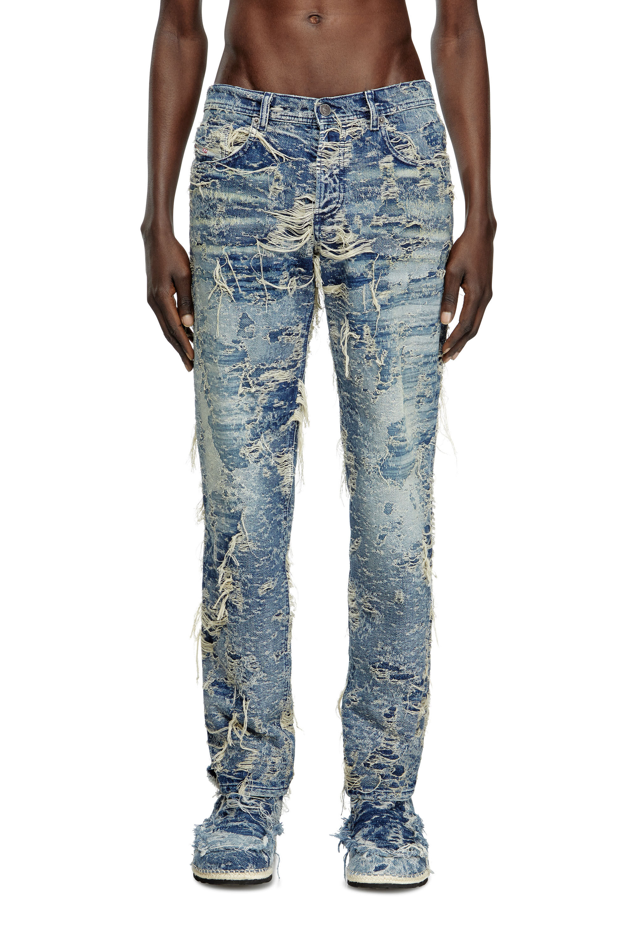 Diesel - Man's Regular Jeans 2023 D-Finitive 09M04, Medium blue - 3