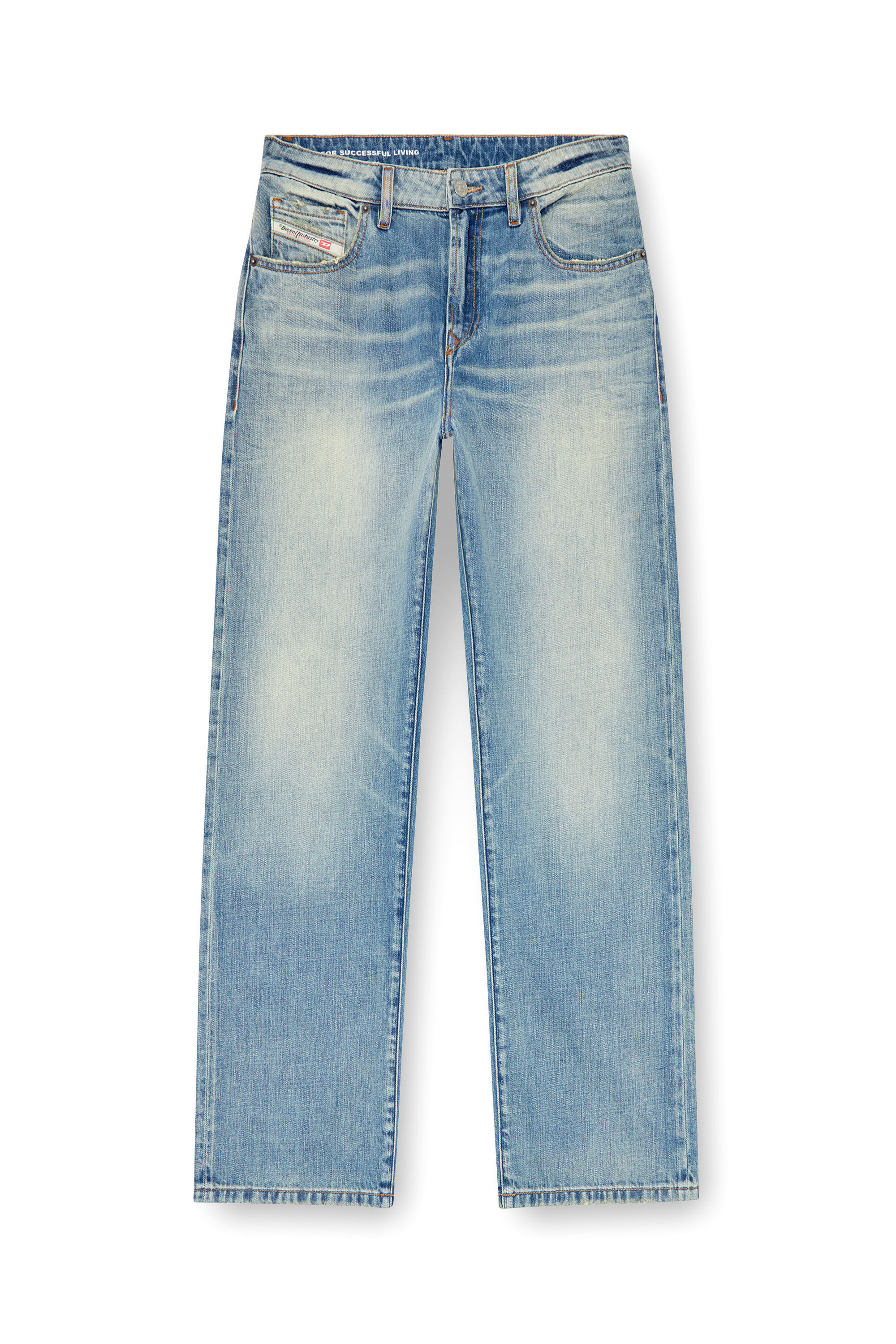 Diesel - Woman's Straight Jeans 1999 D-Reggy 0GRDN, Light Blue - 2