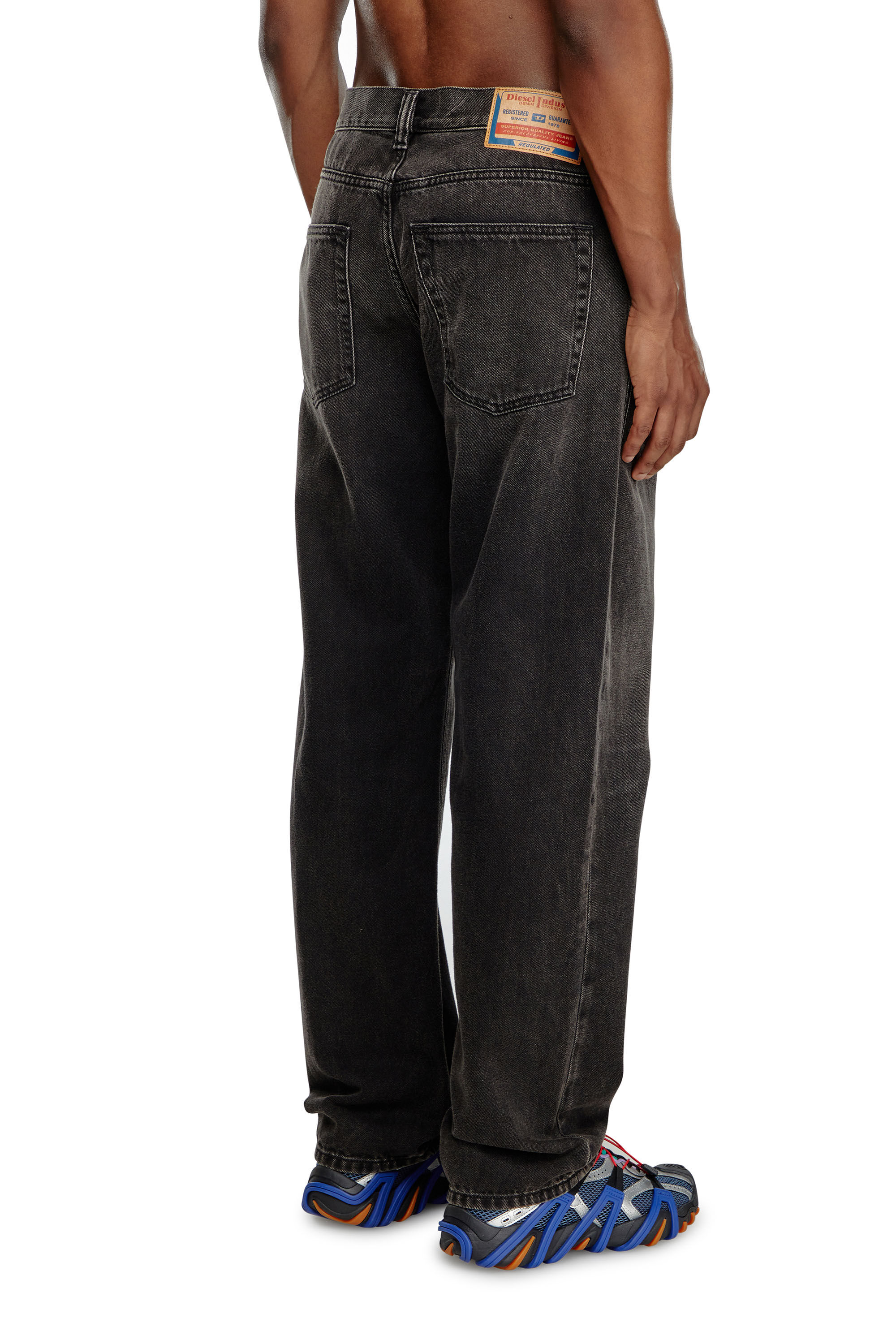 Diesel - Man's Straight Jeans 2010 D-Macs 09J96, Black/Dark grey - 4