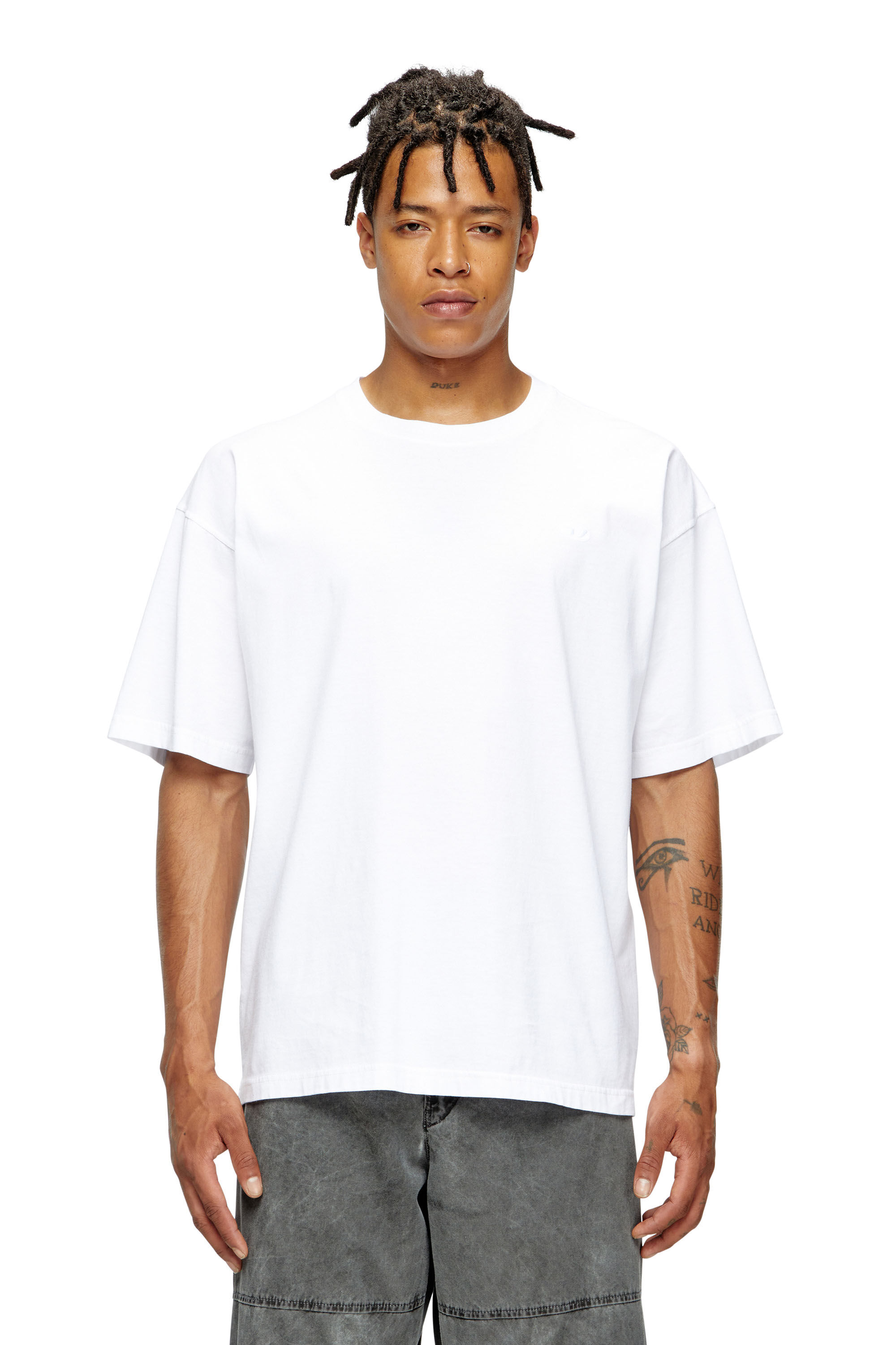 Diesel - T-BOXT-T24, Man's T-shirt with Oval D logo in null - 3