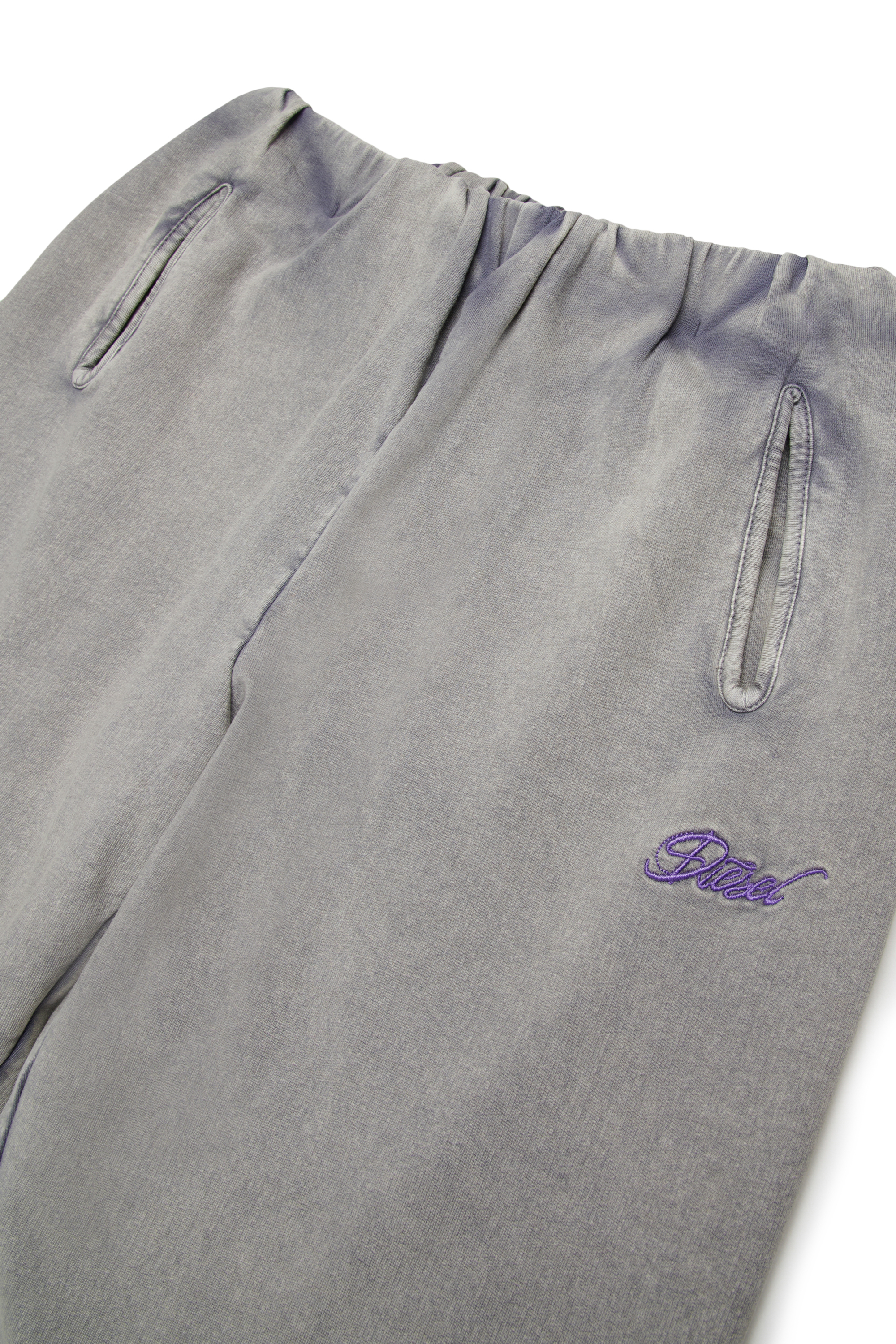 Diesel - PMARKLE, Woman's Sweatpants with gathered waist in Grey - 3