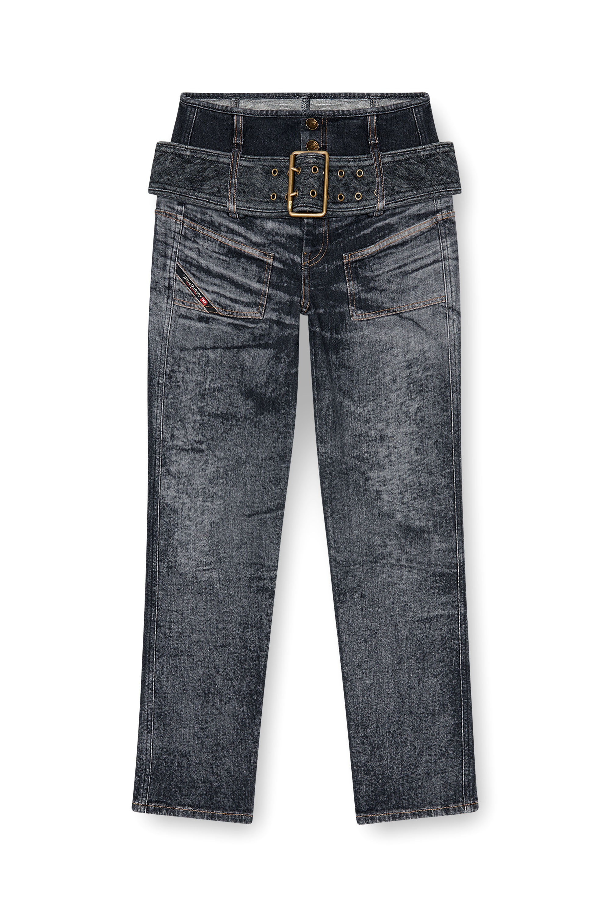 Diesel - Woman's Slim Jeans D-Gorina 09Q30, Black/Dark grey - 6