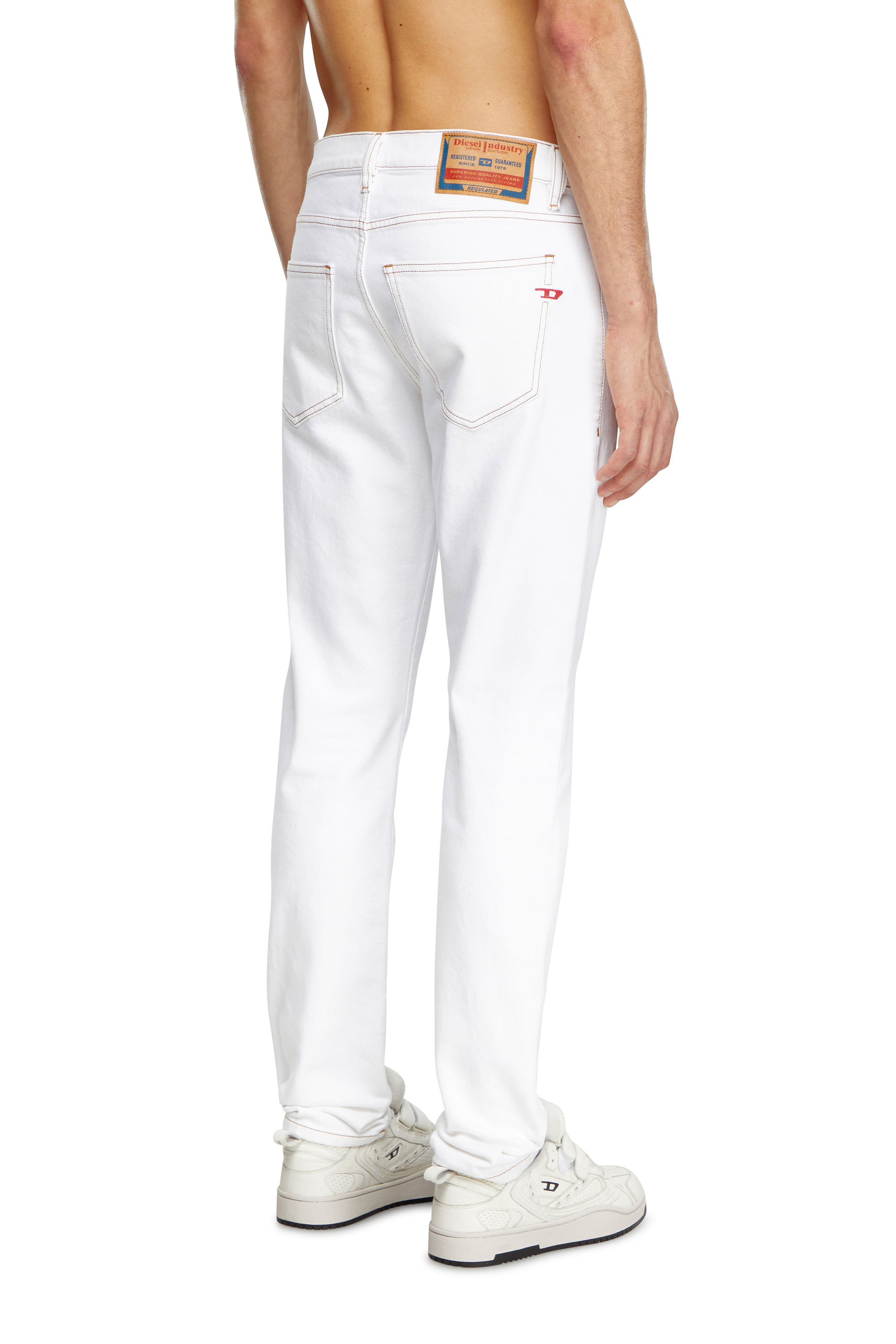 Diesel - Man's Slim Jeans 2019 D-Strukt 09K05, White - 3