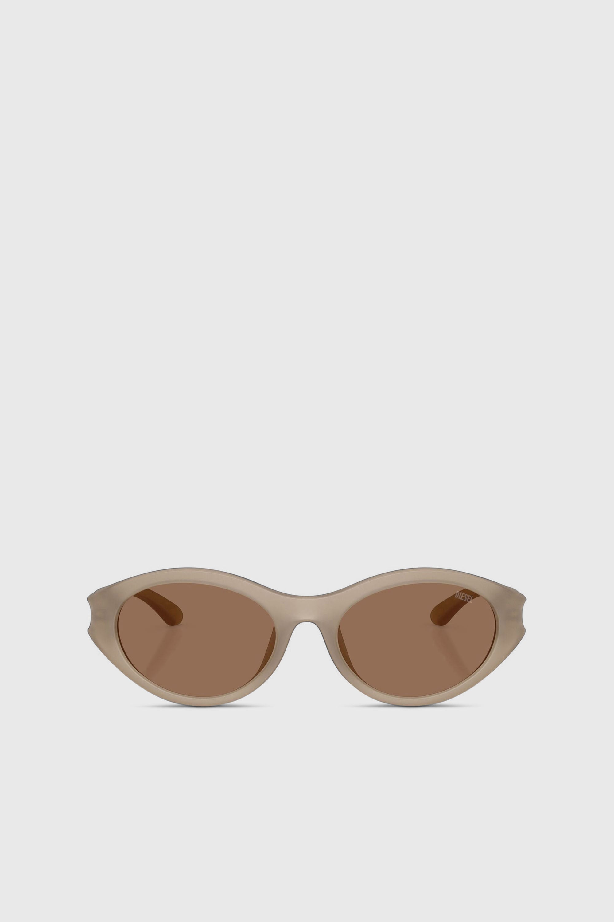Diesel - 0DL3005U, Unisex's Oval sunglasses in Beige - 1