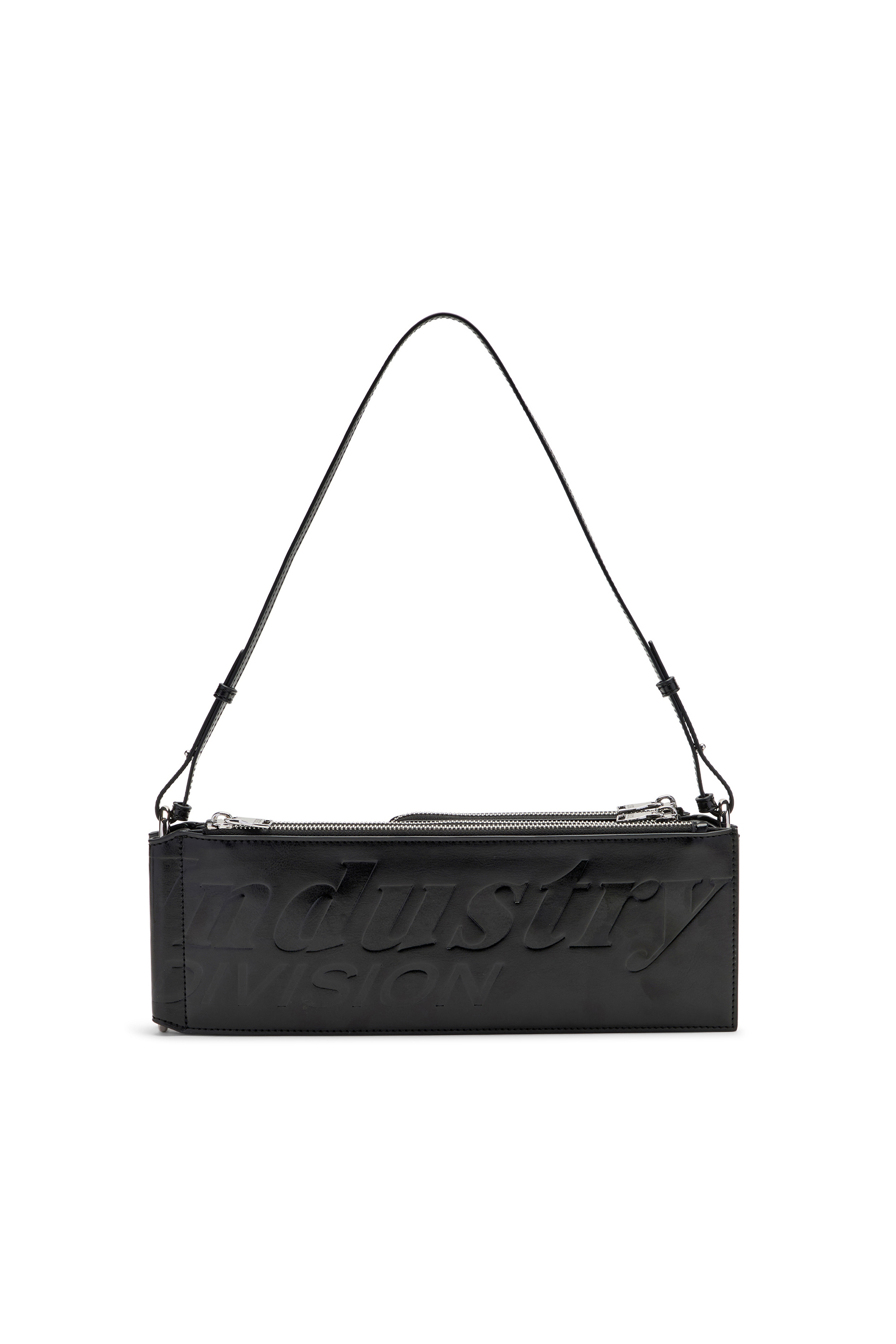 Diesel - FLAG-D SHOULDER BAG X, Unisex's Flag-D-Modular logo-embossed shoulder bag in Black - 2