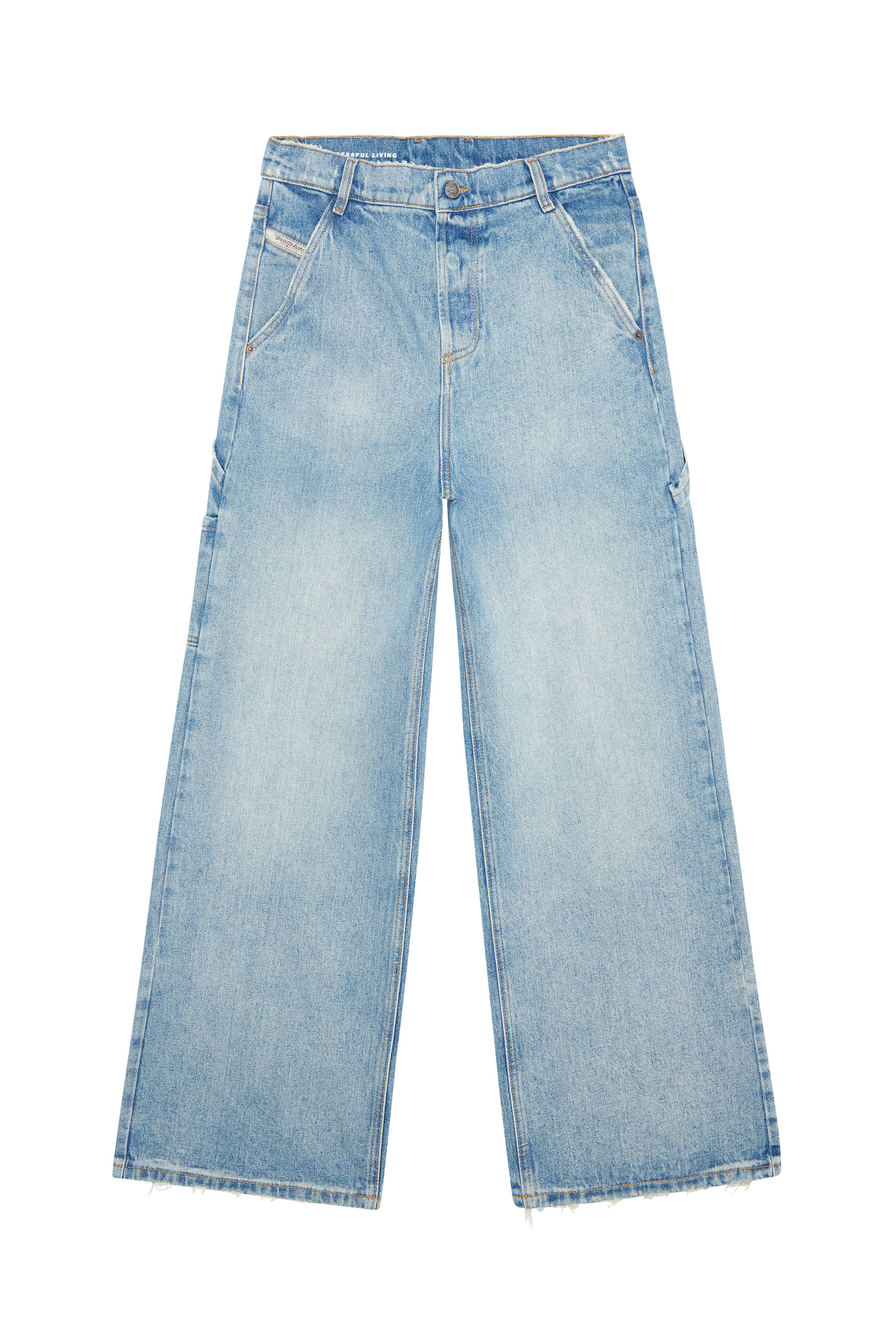 Diesel - Straight Jeans 1996 D-Sire 0EMAG, Light Blue - Image 5