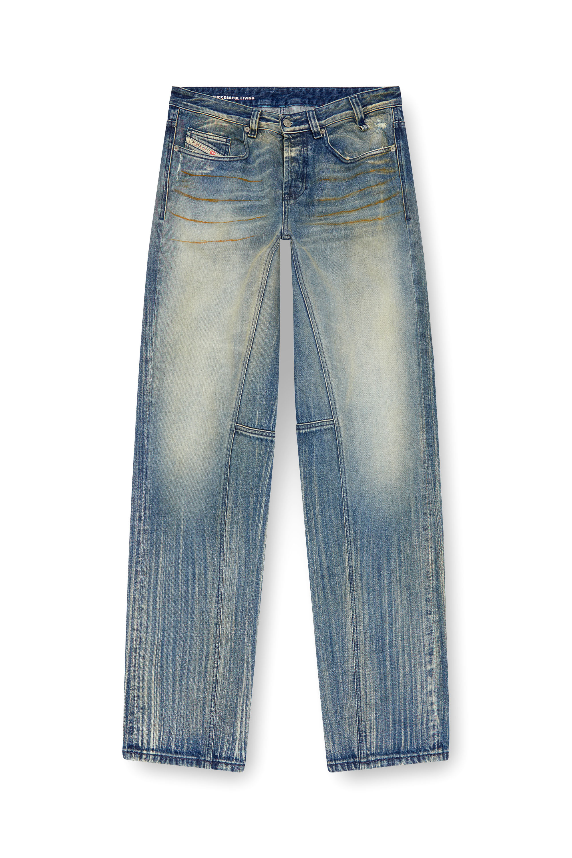 Diesel - Man's Straight Jeans 2001 D-Macro 09I97, Medium blue - 6